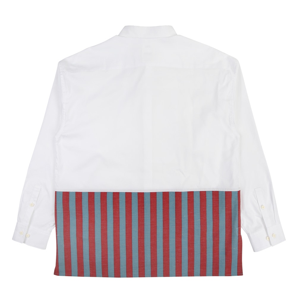 Chore Marcella L/S Stripes Shirt- White product photo