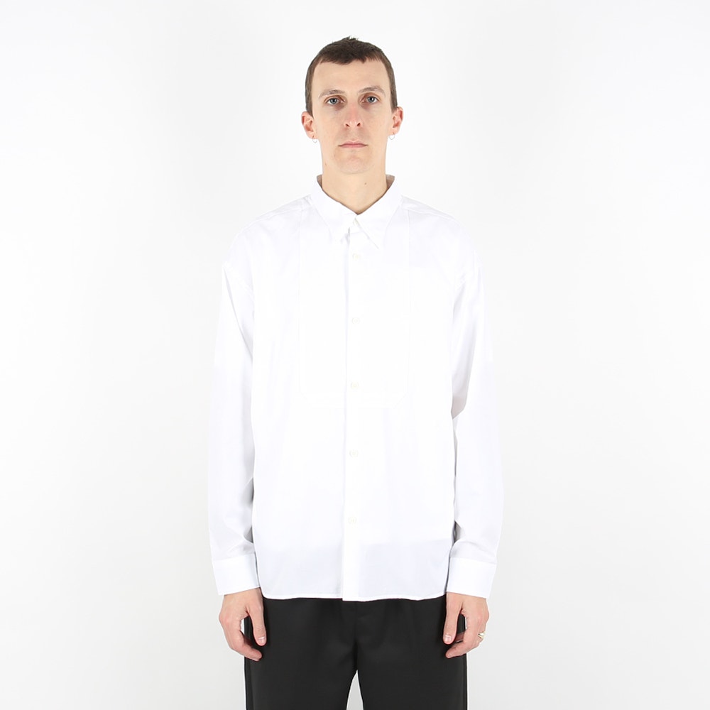 Chore Marcella L/S Stripes Shirt- White product photo