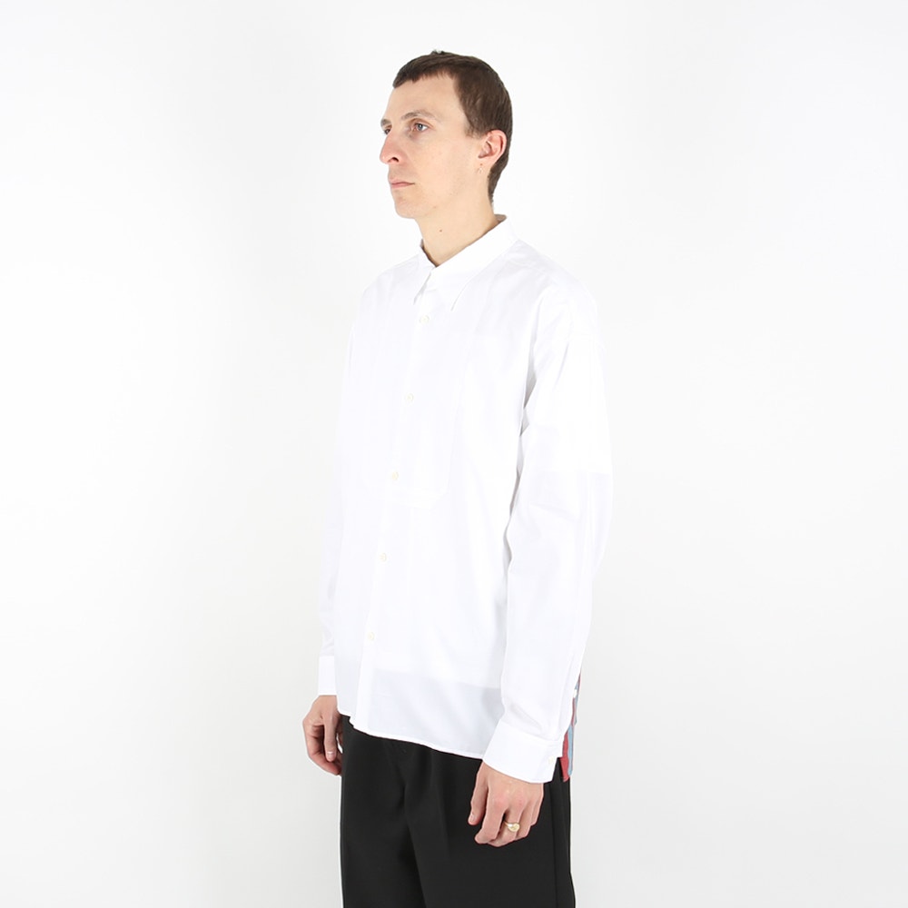 Chore Marcella L/S Stripes Shirt- White product photo