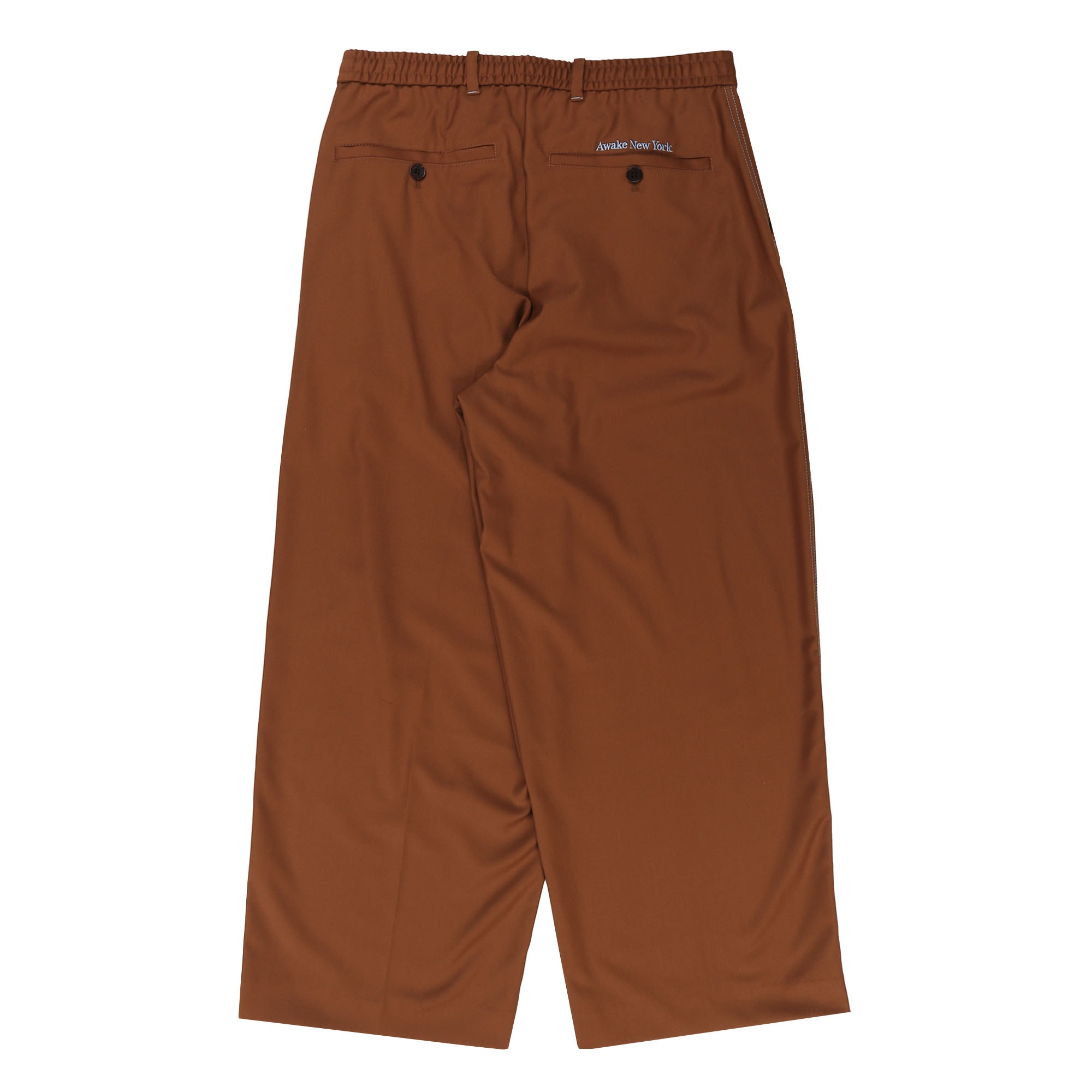 Lightweight Wool Woven Pant - Brown product photo