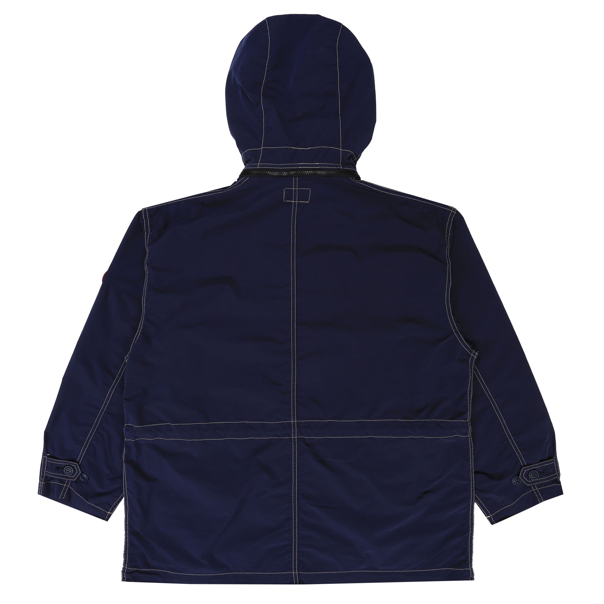 Overdye Detach Hood Coat - Navy product photo