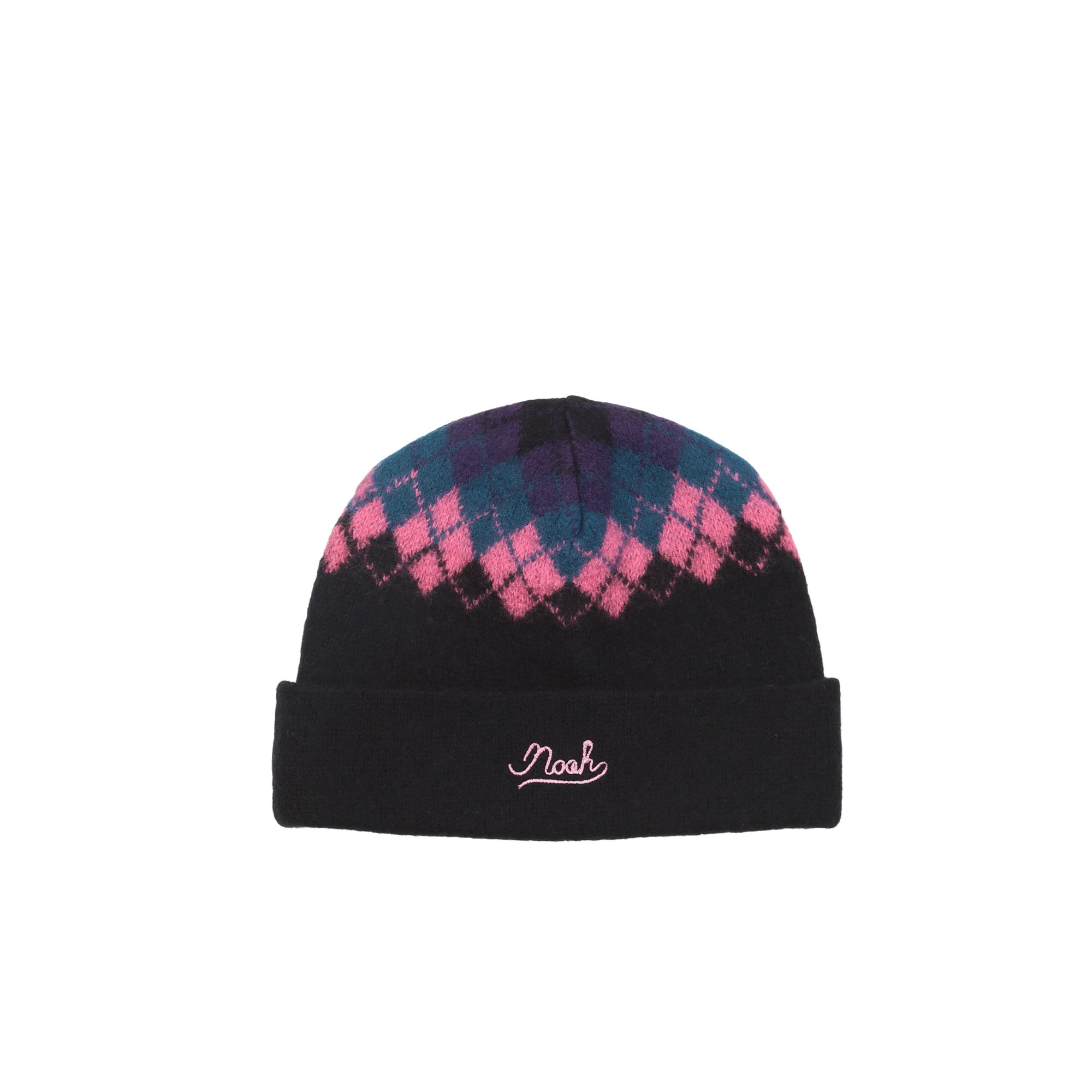 Argyle Beanie - Black product photo