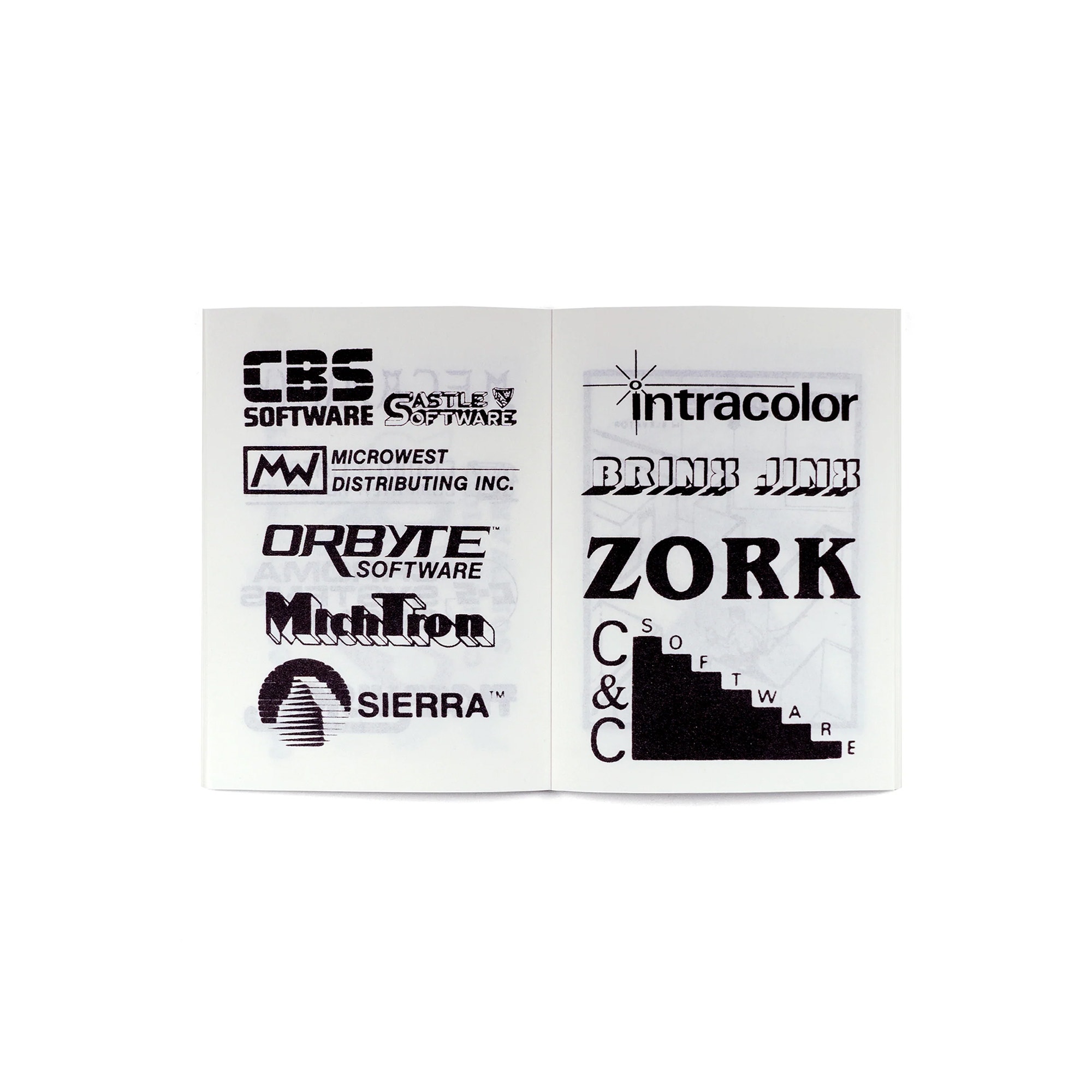 Logos Of The Early Computer Software Scene product photo