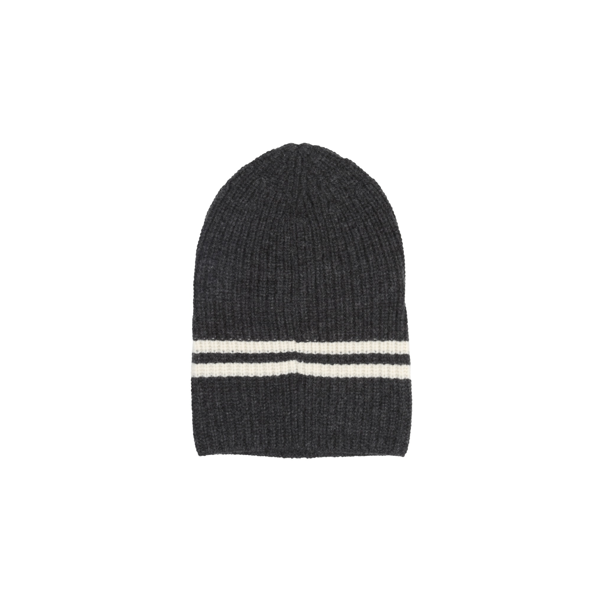 Lamb Wool Cardigan Balaclava - Charcoal product photo