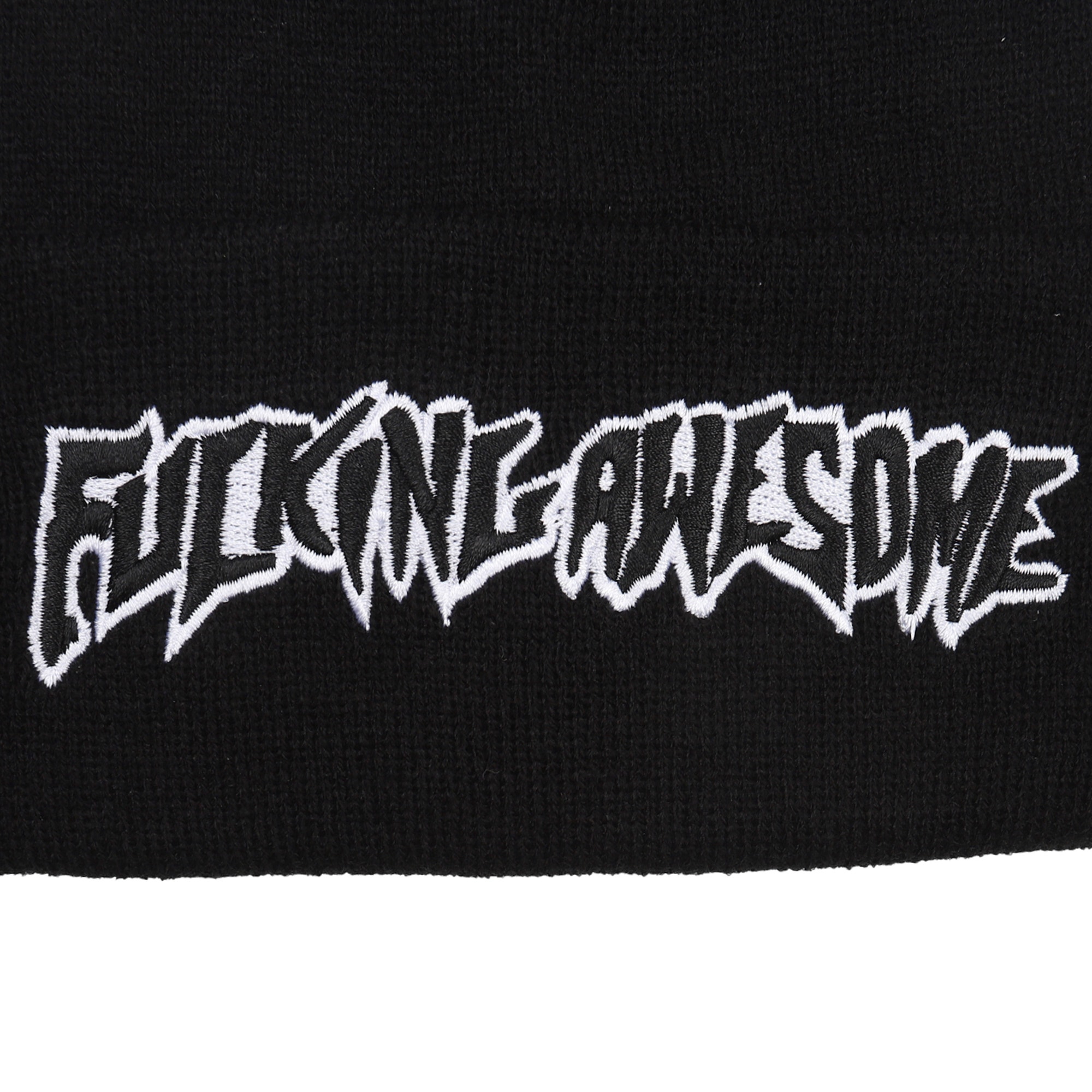Stamp Cuff Beanie - Black product photo