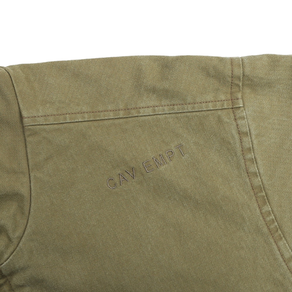 Fly Flap Zip Jacket- Khaki product photo