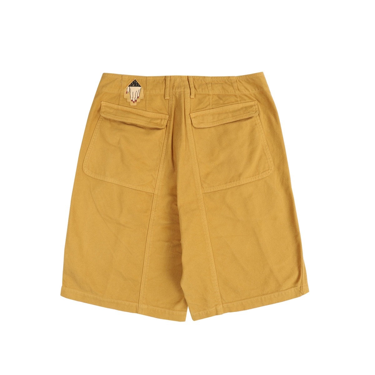 Brushed Cotton Shorts- Beige product photo