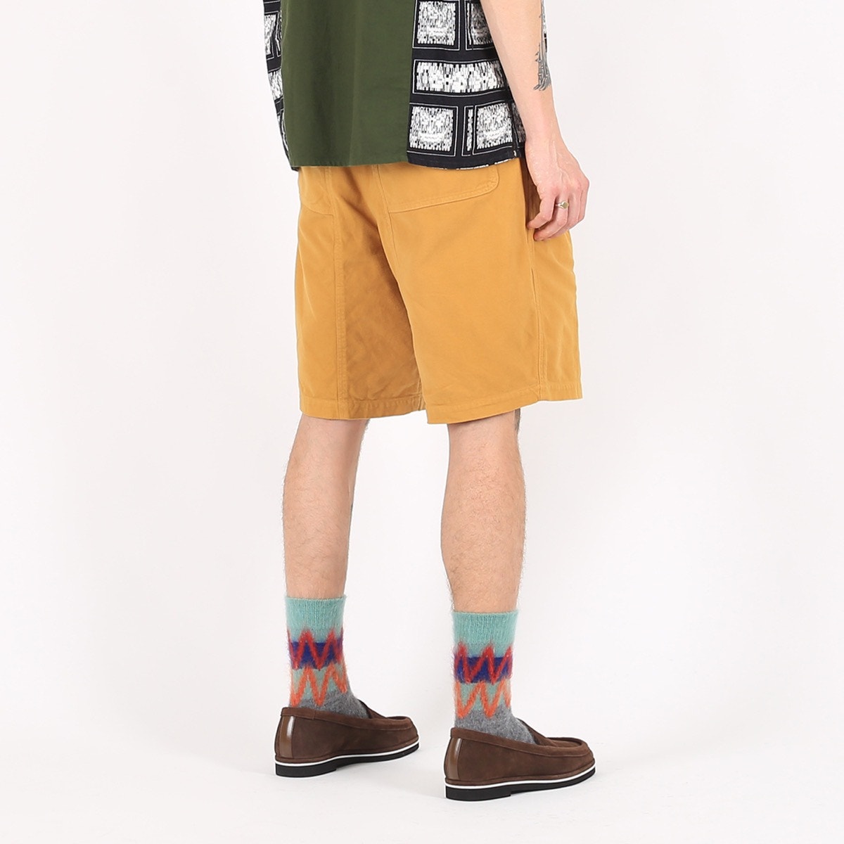 Brushed Cotton Shorts- Beige product photo