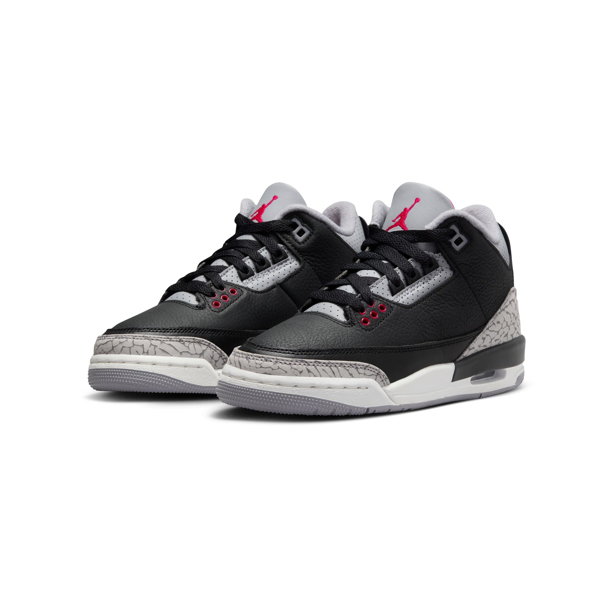 Air Jordan 3 Retro GS - Black/Fire Red product photo