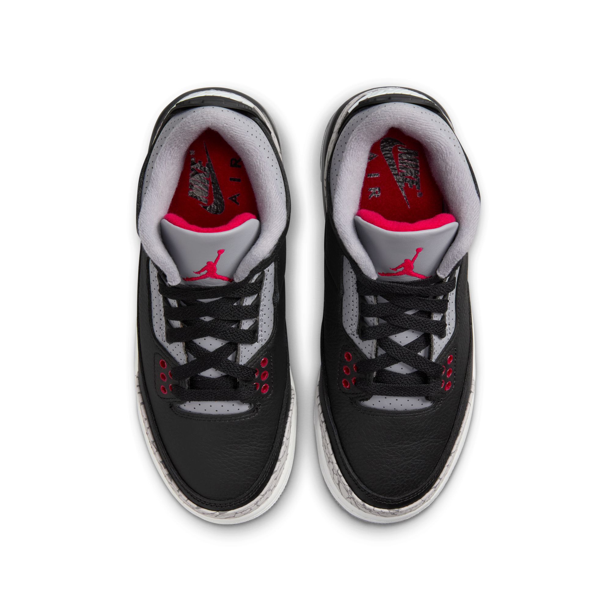 Air Jordan 3 Retro GS - Black/Fire Red product photo