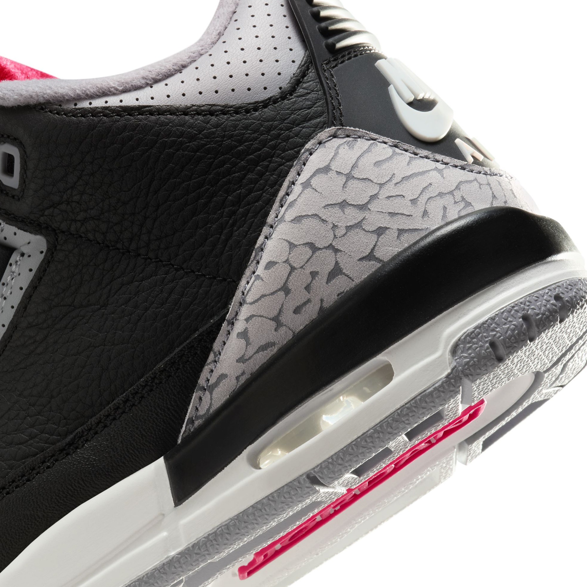 Air Jordan 3 Retro GS - Black/Fire Red product photo