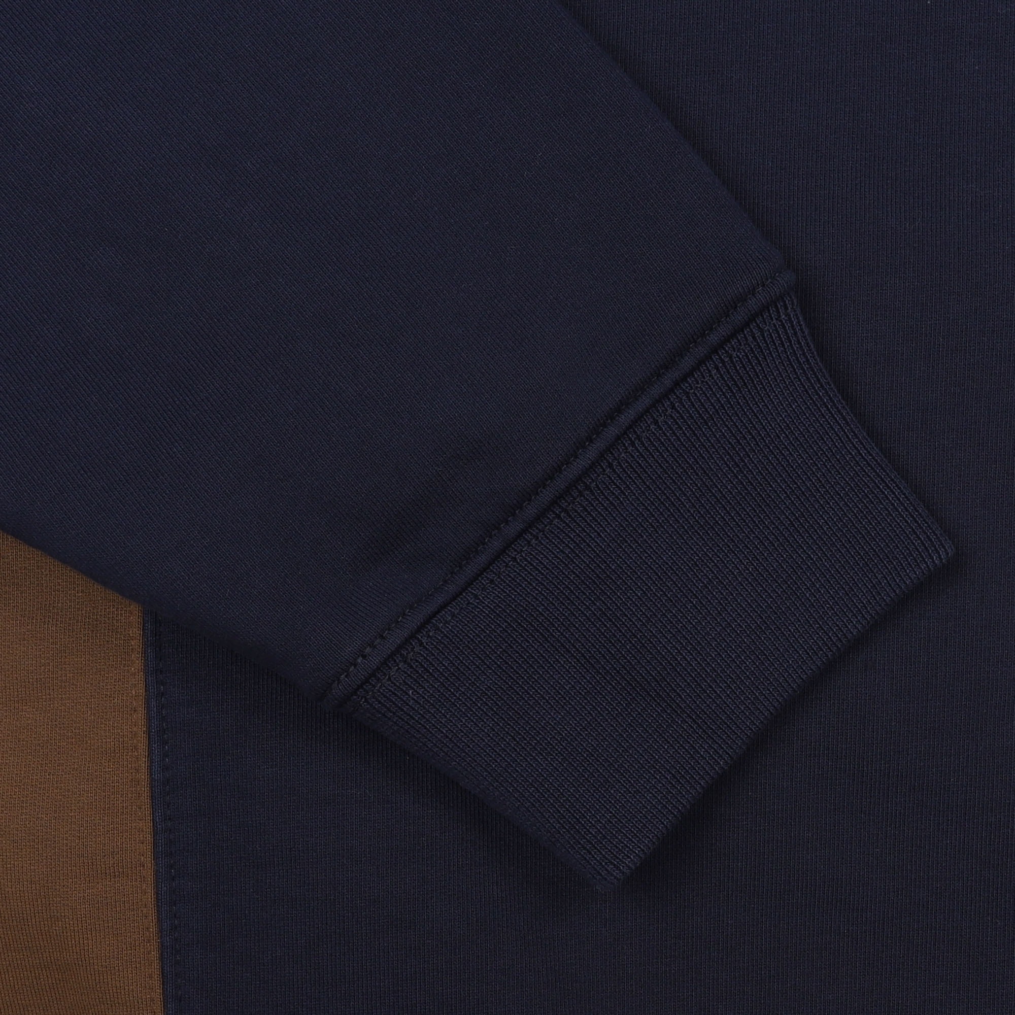 Mendoza Cropped Hooded Sweatshirt - Navy product photo