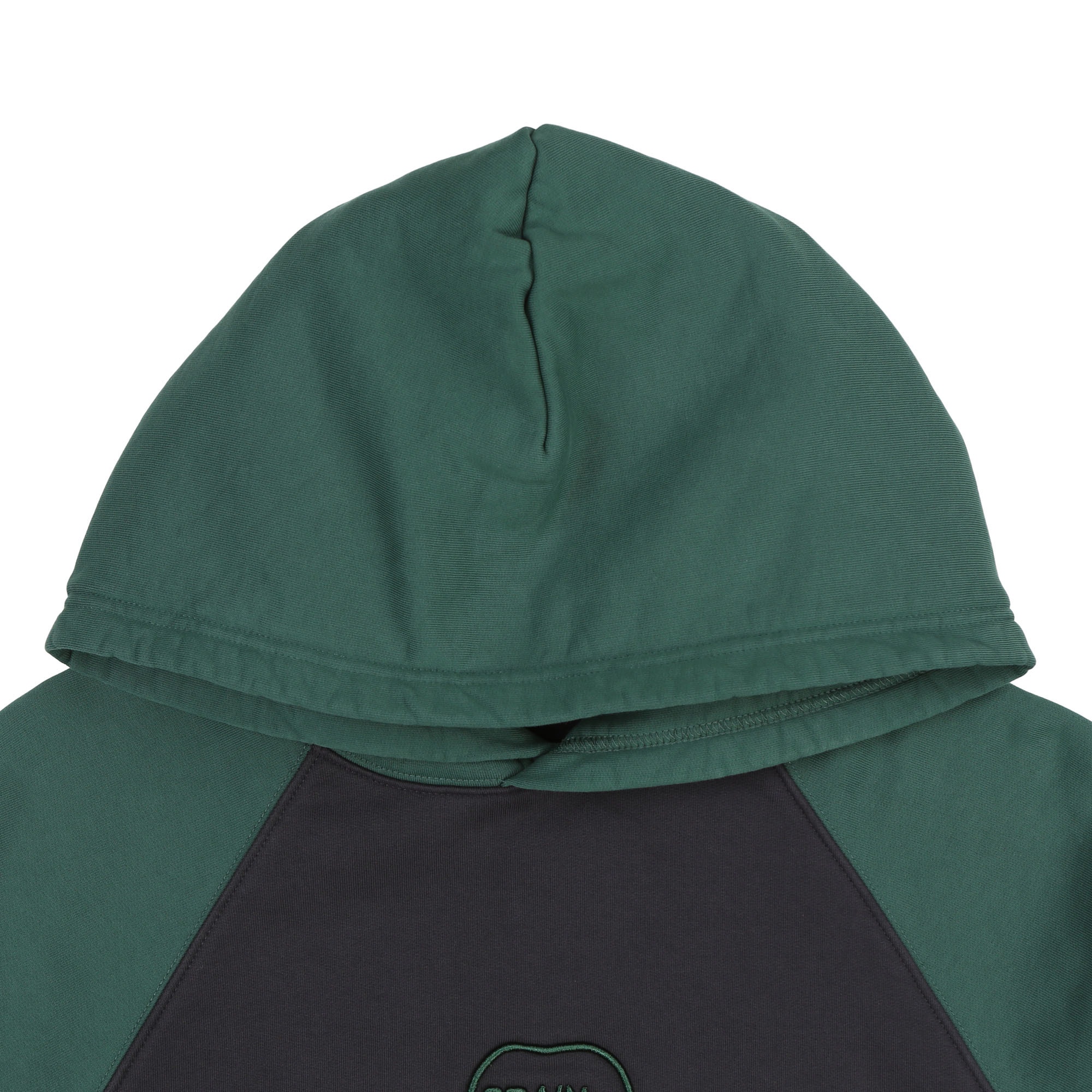Pigment Wash Logo Head Hoodie - Navy product photo