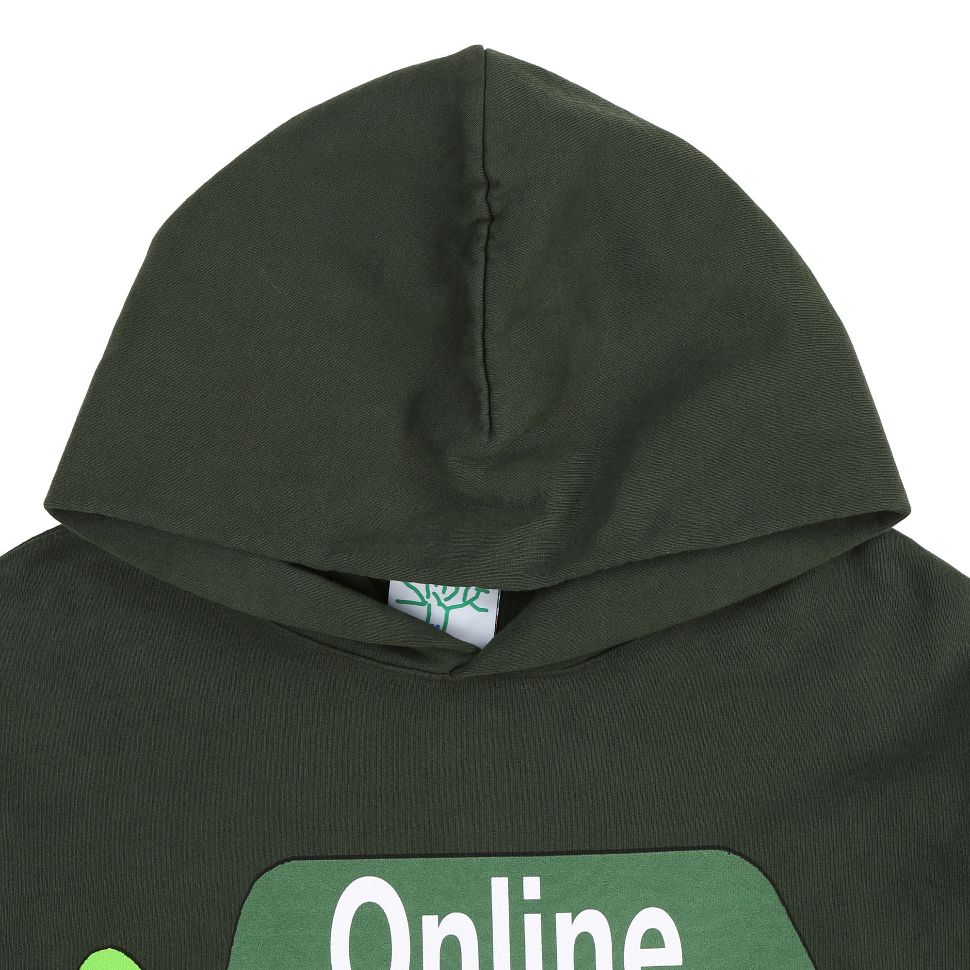 Long Turtle Logo Hoodie - Ivy product photo