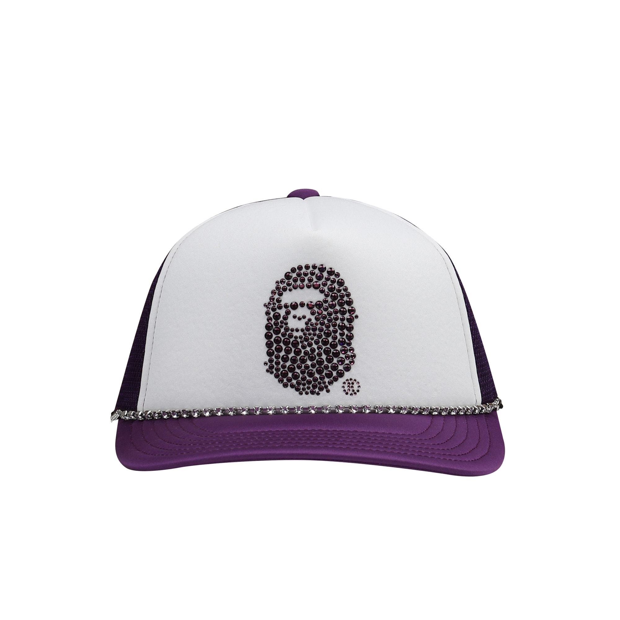 Swarovski Ape Head Mesh Cap - Purple product photo