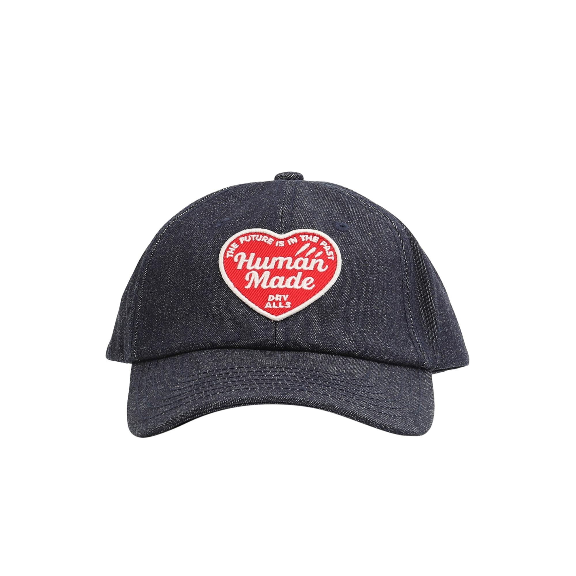 6 Panel Denim Cap - Indigo product photo