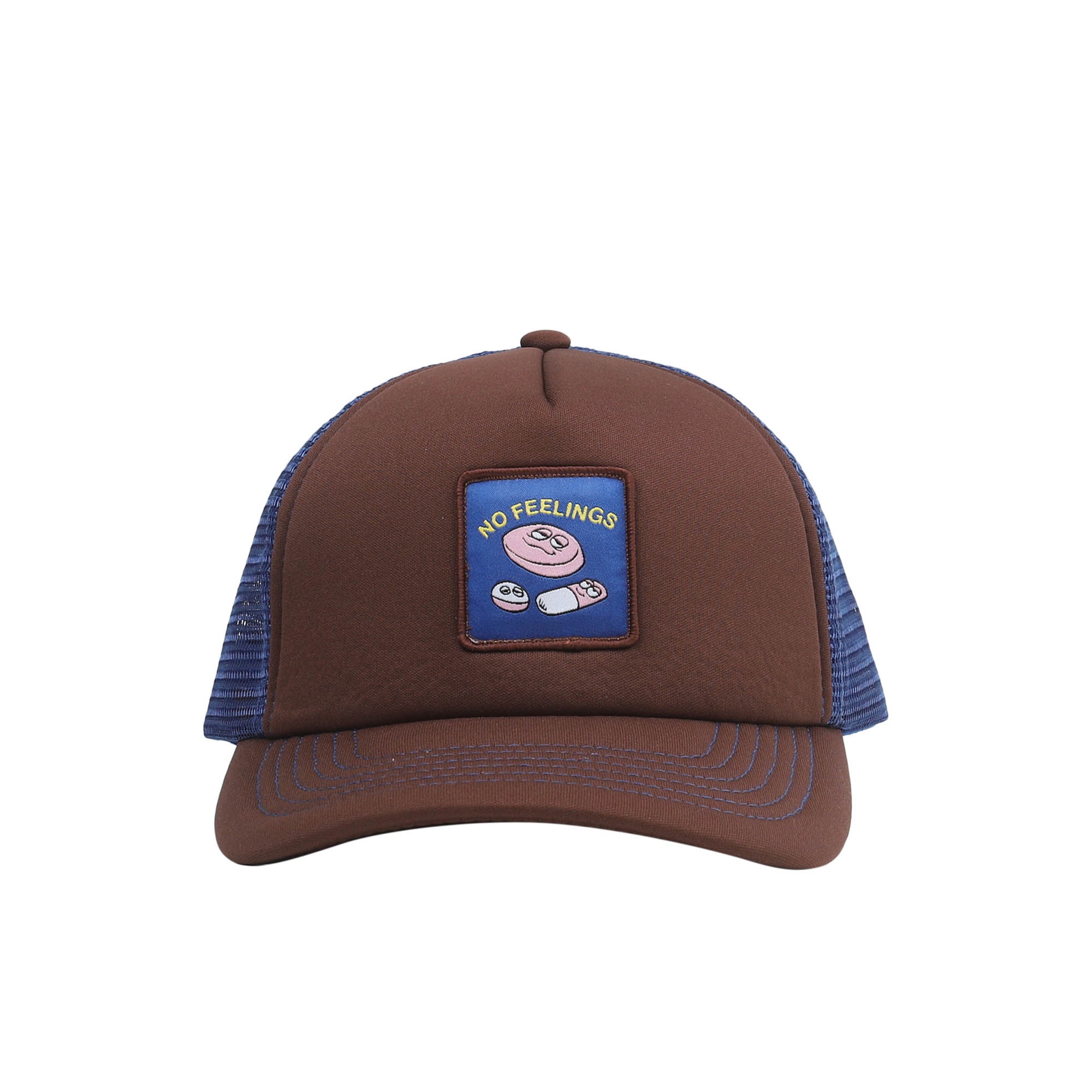 No Feelings Trucker Cap - Brown product photo