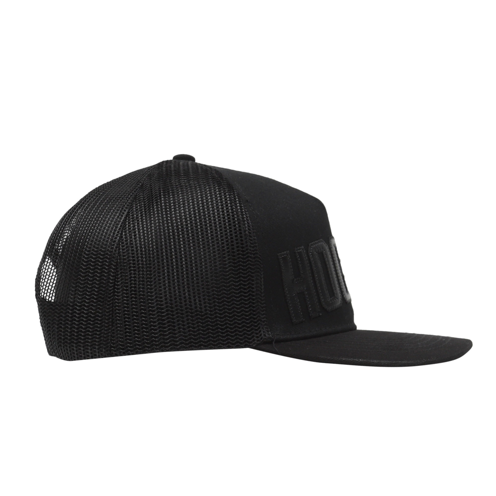 Hockey Truckstop Hat - Black Patent product photo