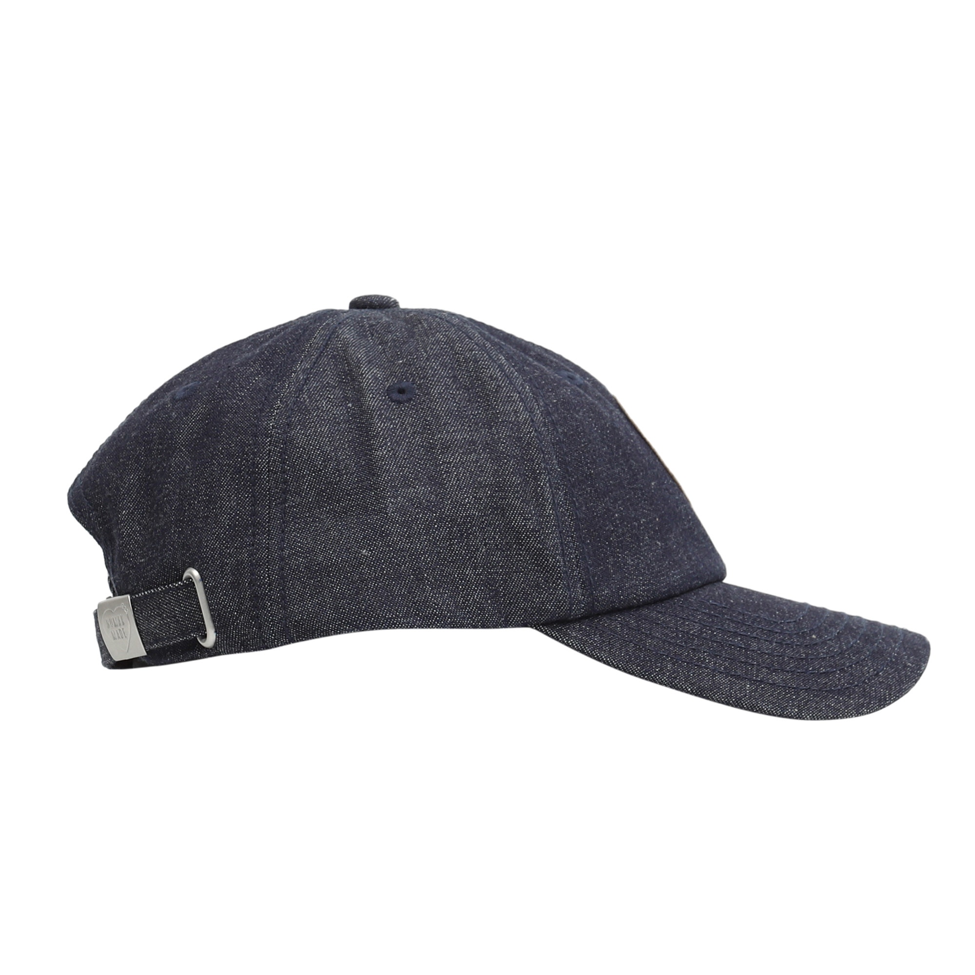 6 Panel Denim Cap - Indigo product photo