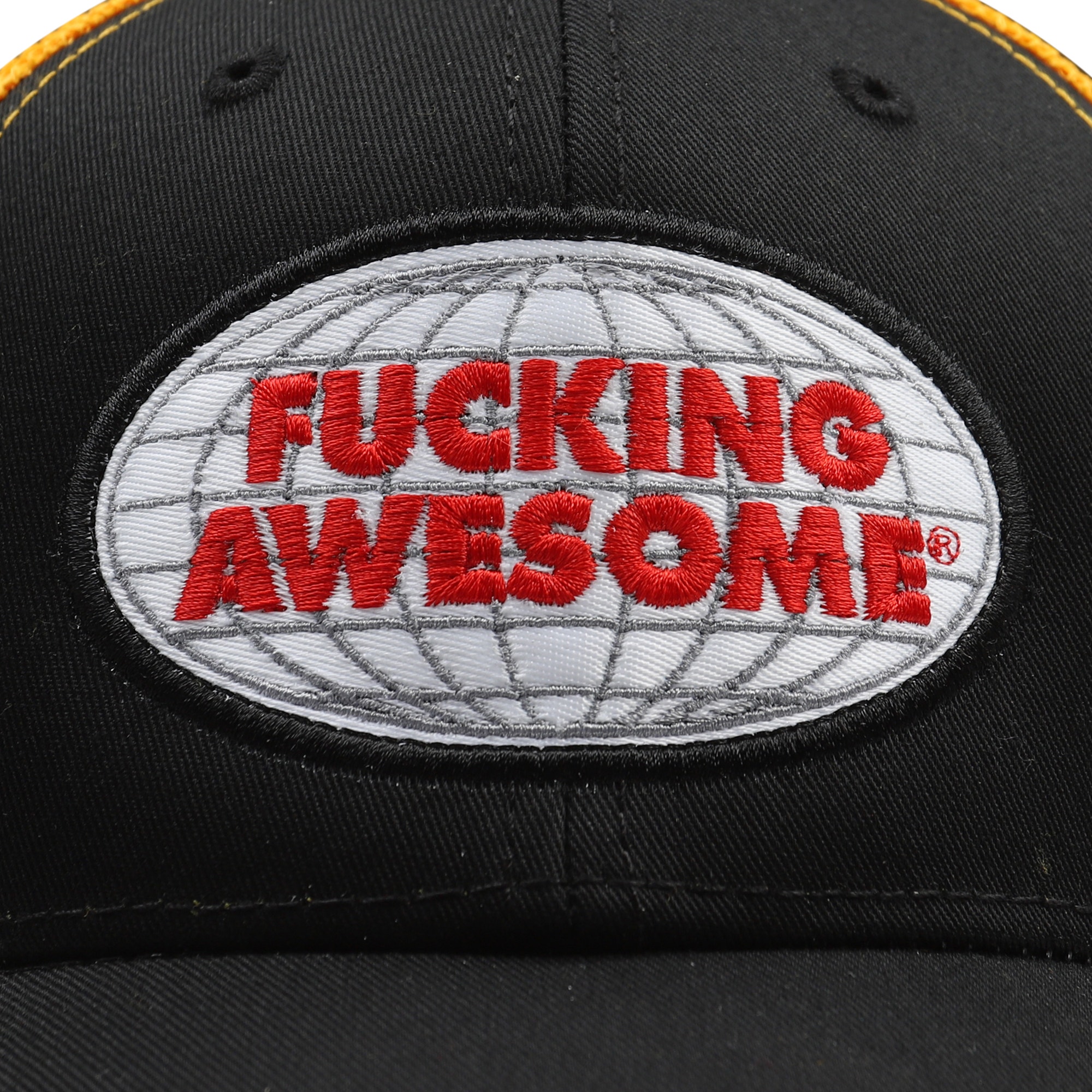 Mechanics Six Panel Mesh Hat - Black/Gold product photo