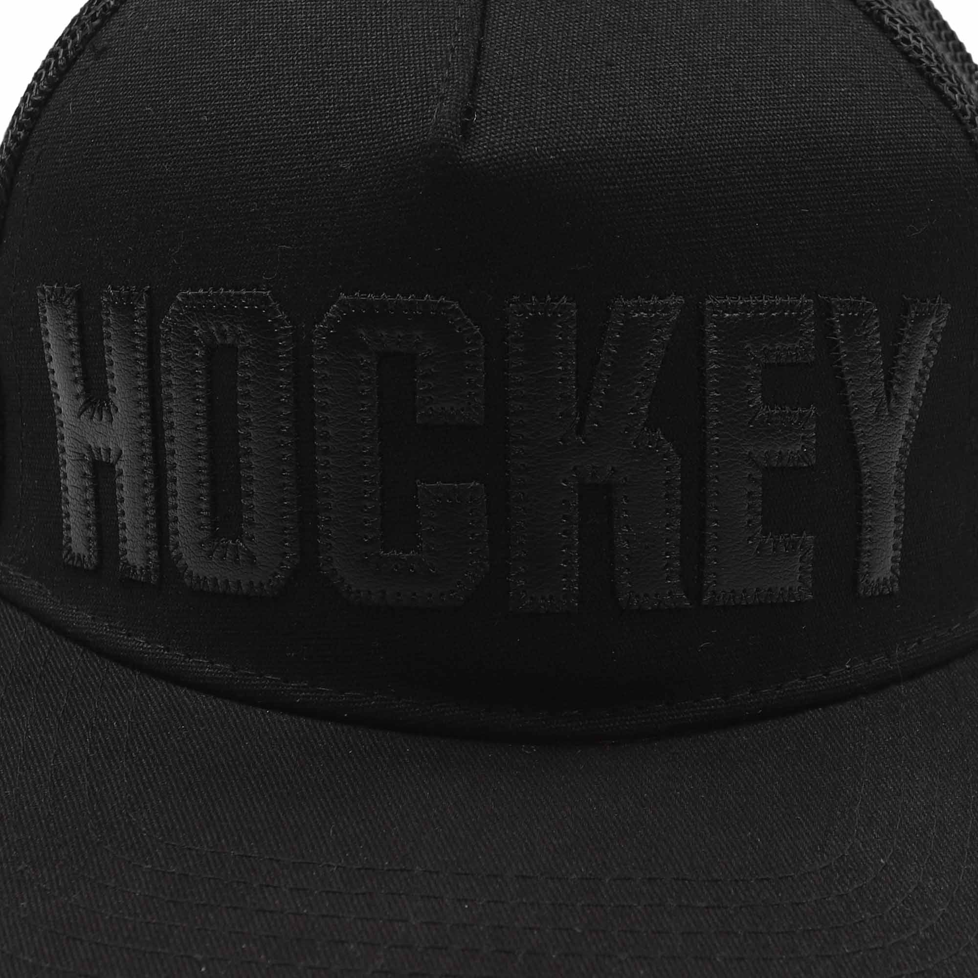 Hockey Truckstop Hat - Black Patent product photo