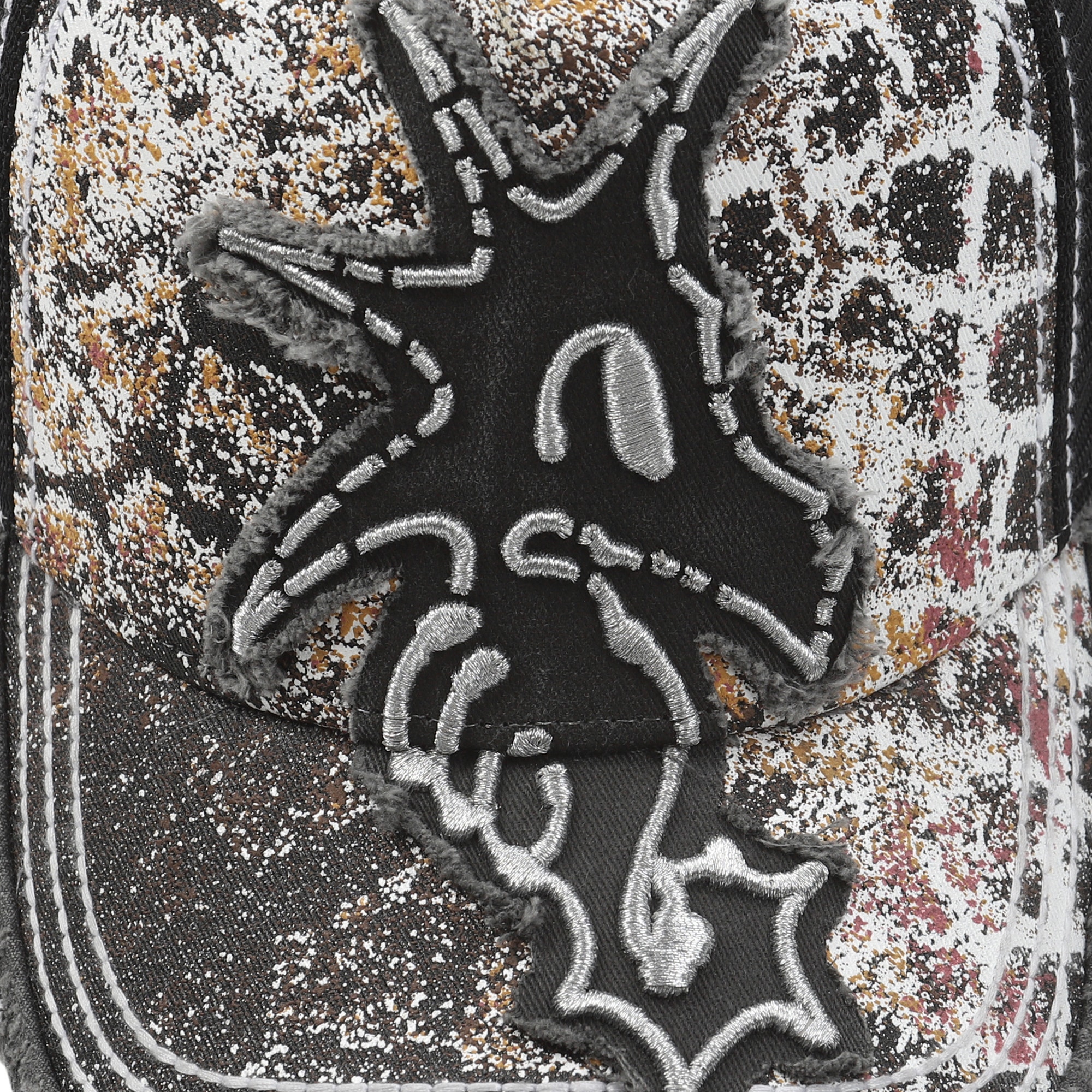 Chito Seahorse Patch Mesh Cap - Washed Black product photo