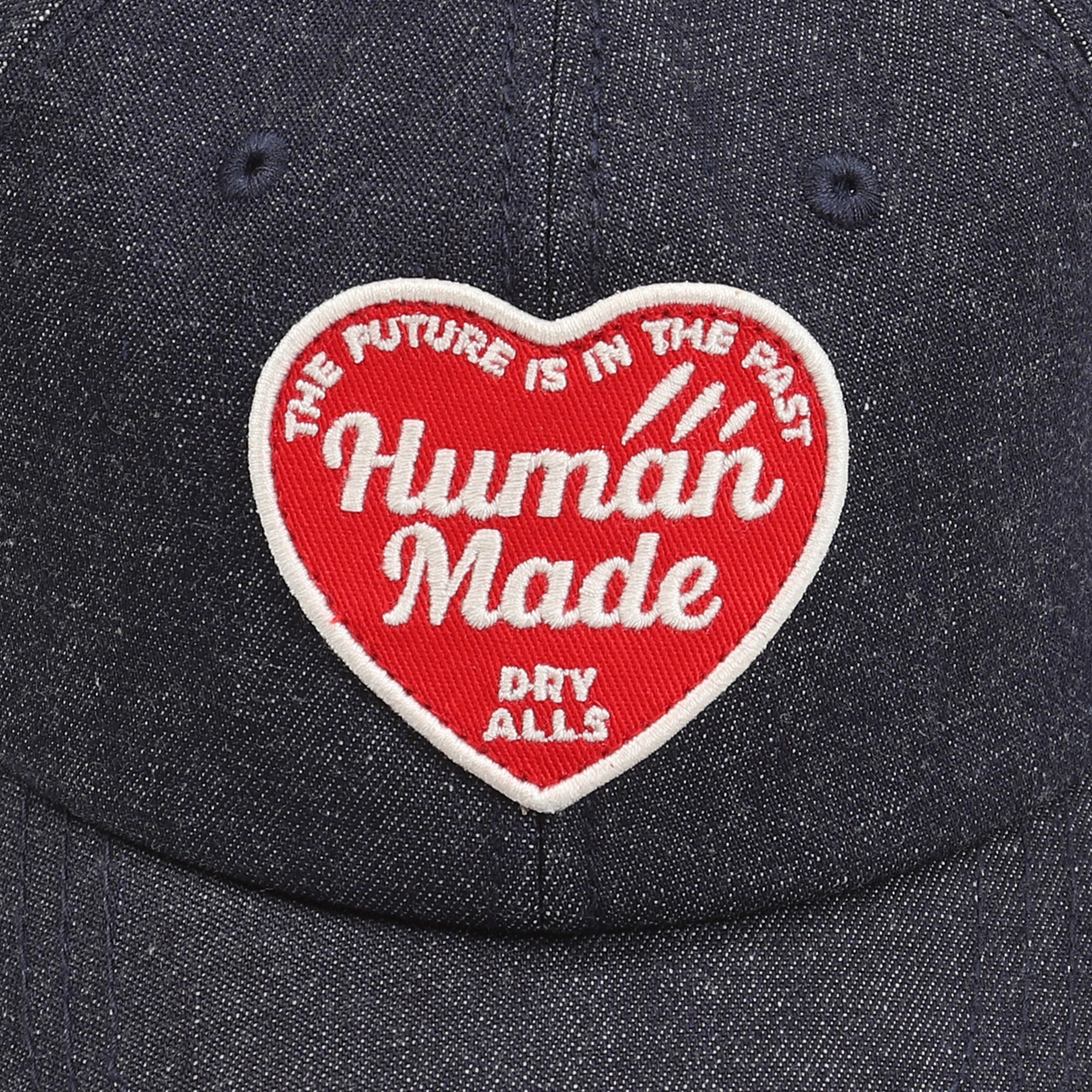 6 Panel Denim Cap - Indigo product photo