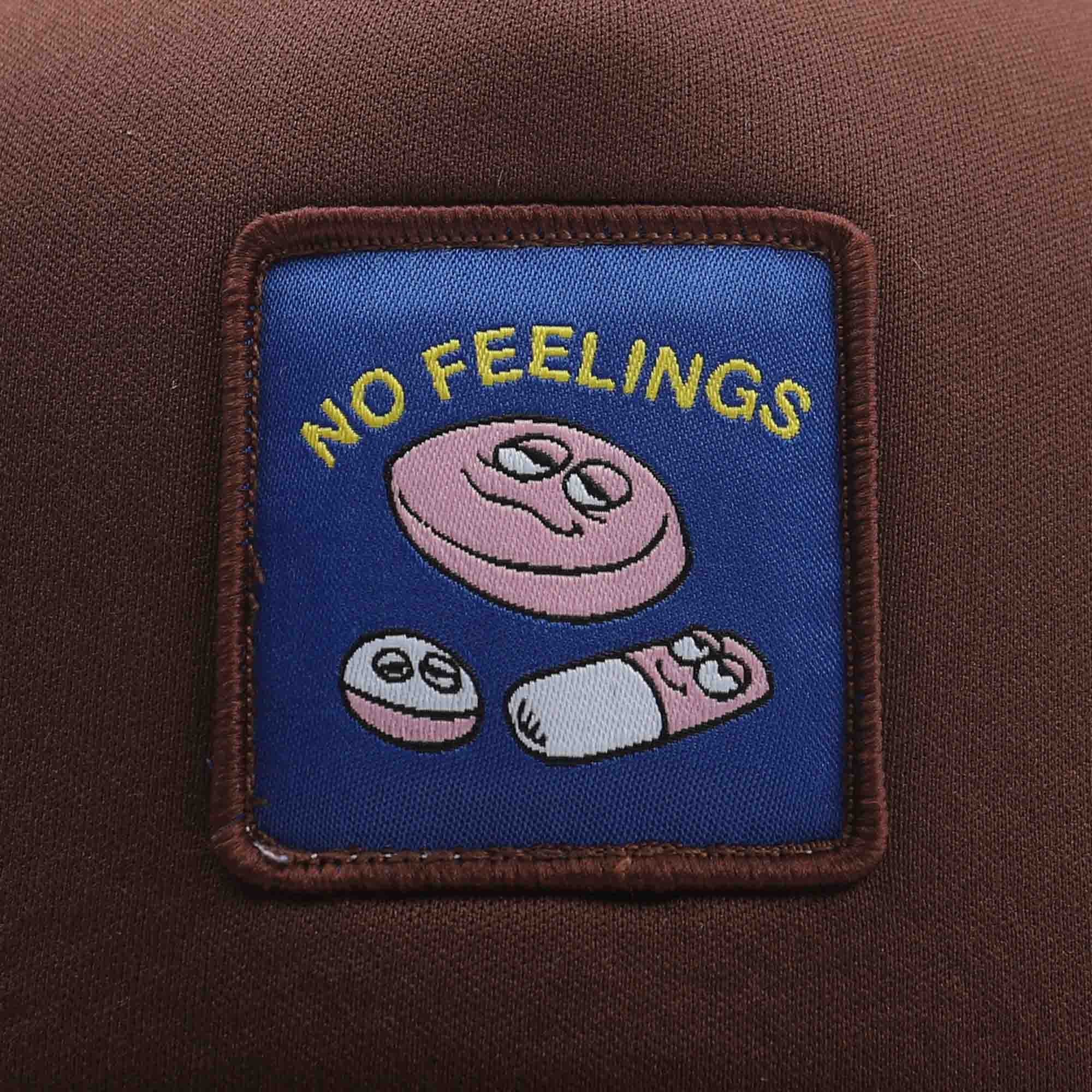 No Feelings Trucker Cap - Brown product photo