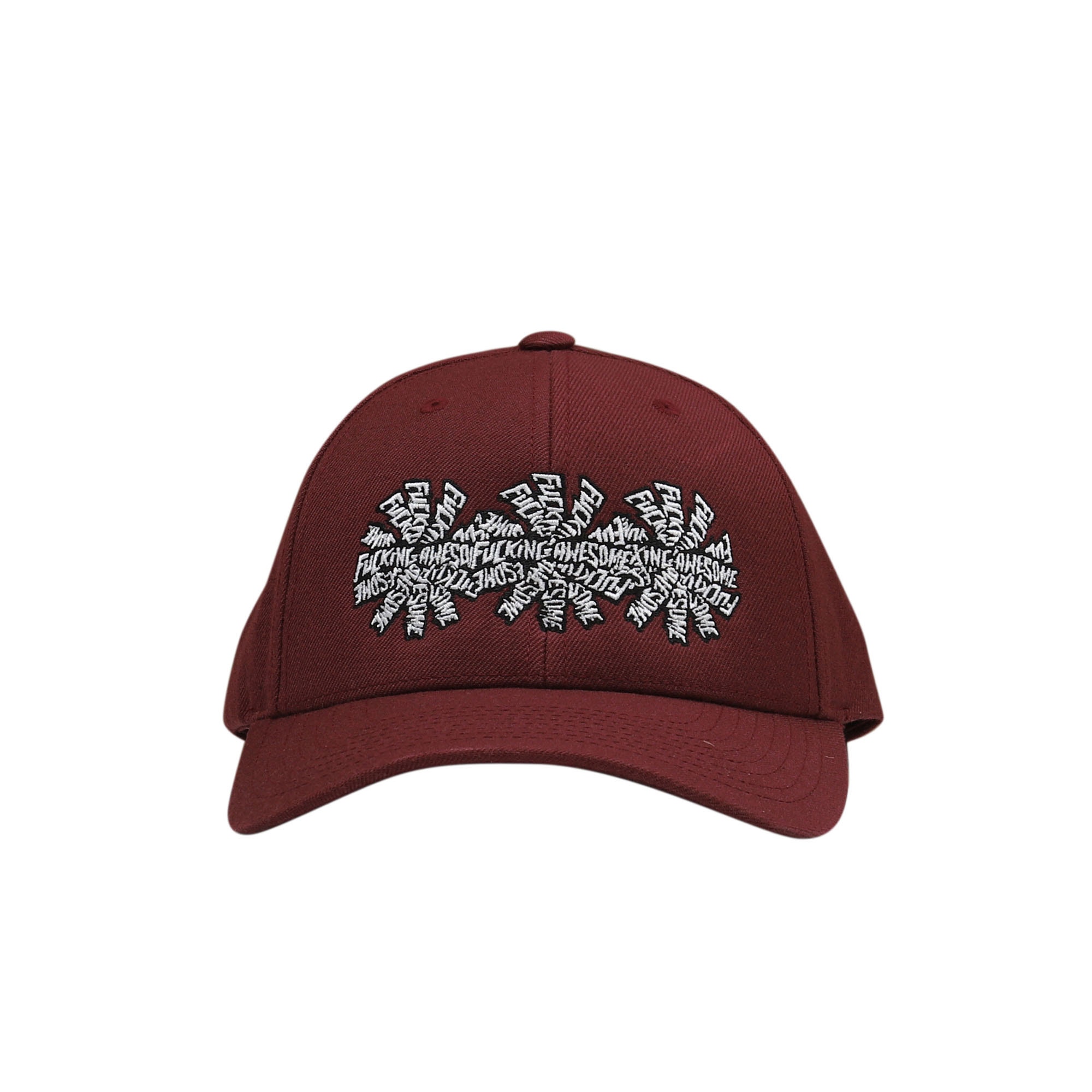 3 Stamp Snapback - Maroon product photo