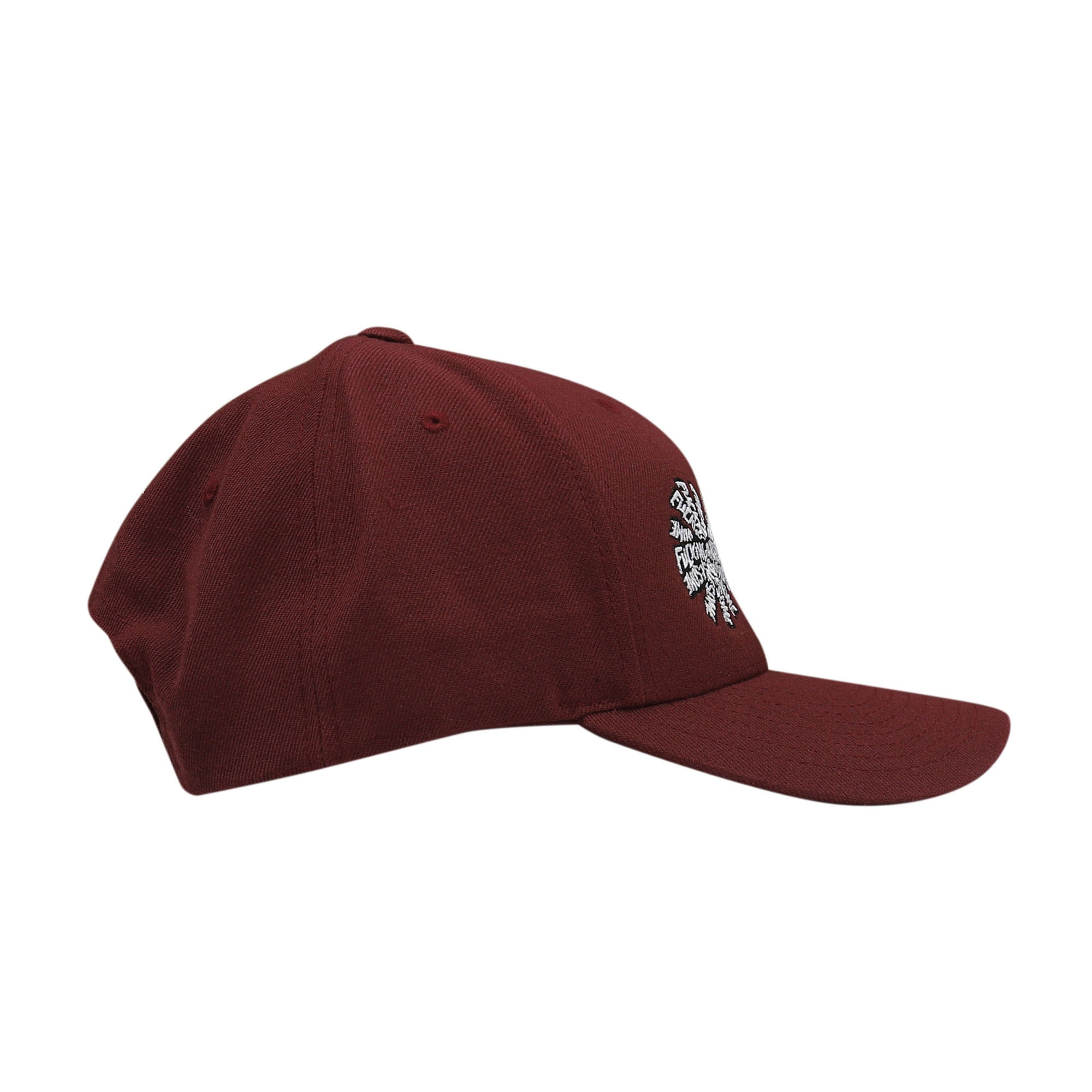3 Stamp Snapback - Maroon product photo