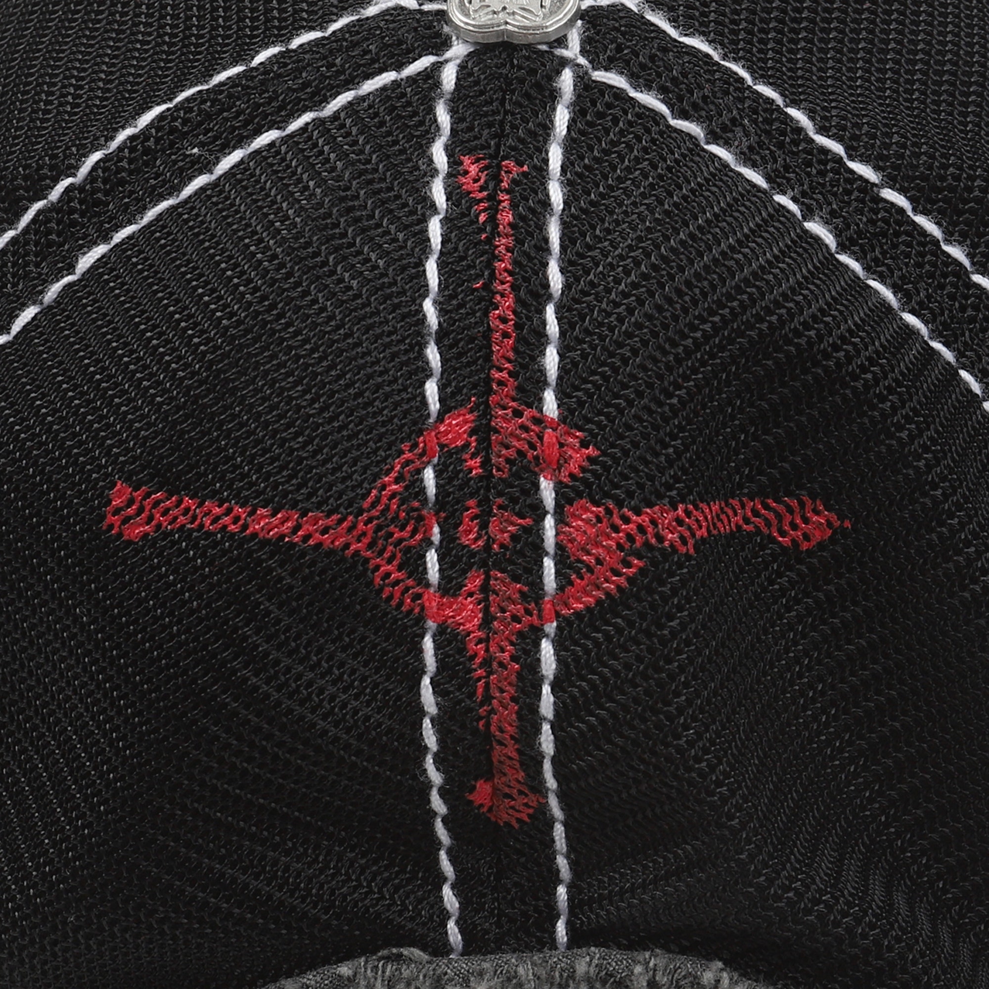 Chito Seahorse Patch Mesh Cap - Washed Black product photo