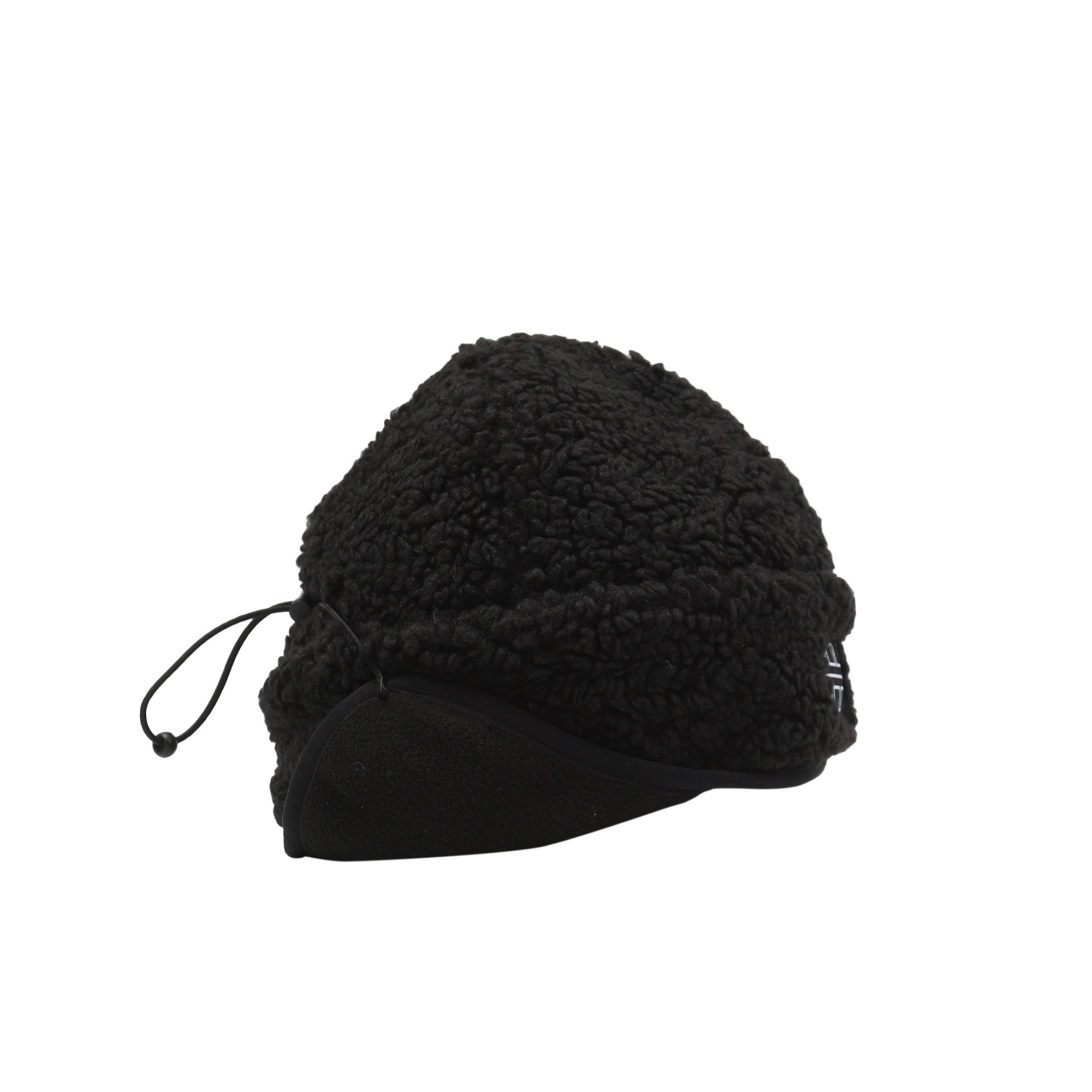 Pile Fleece Mountain Beanie - Charcoal product photo
