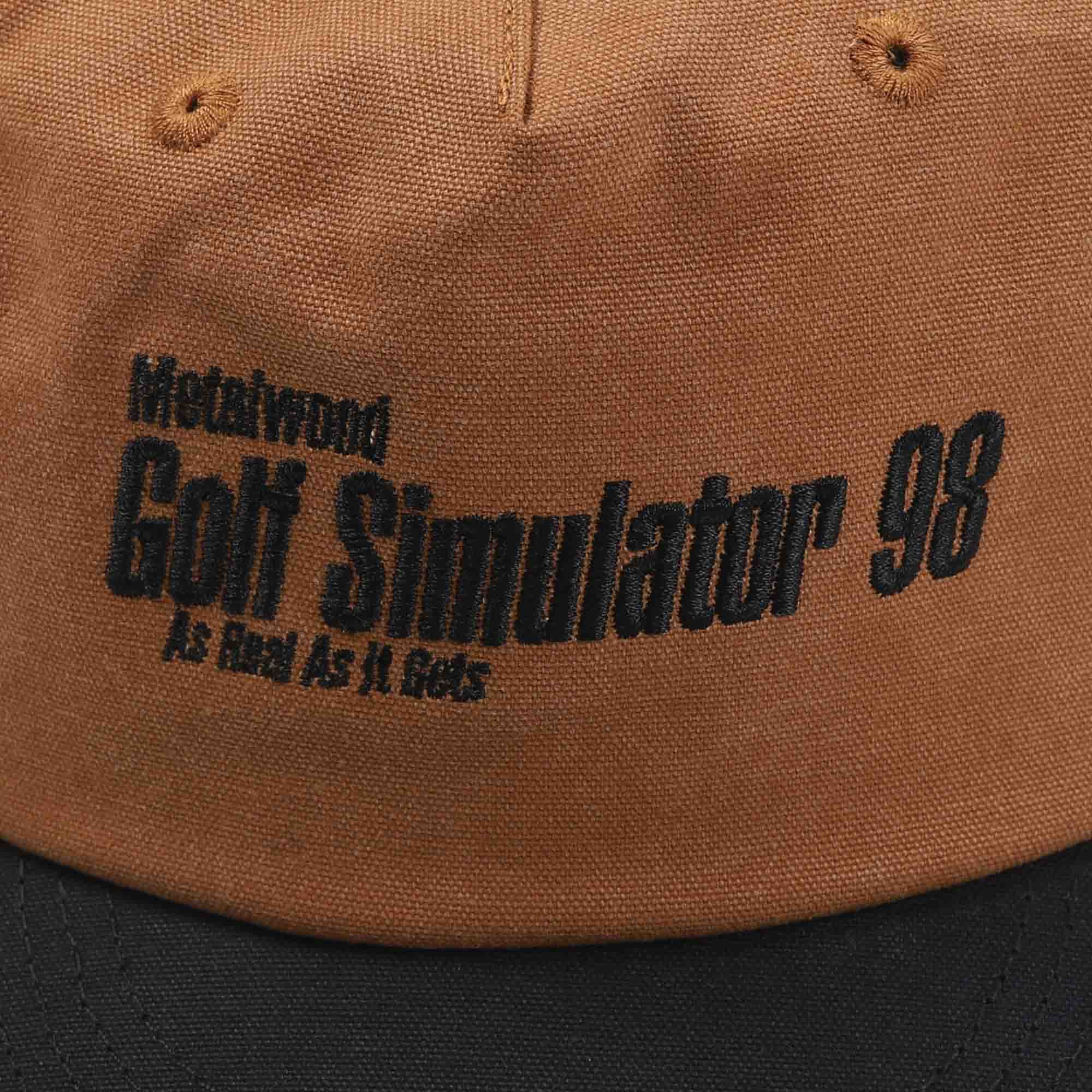 Simulator 98 5-Panel Snapback Hat - Pumpkin product photo