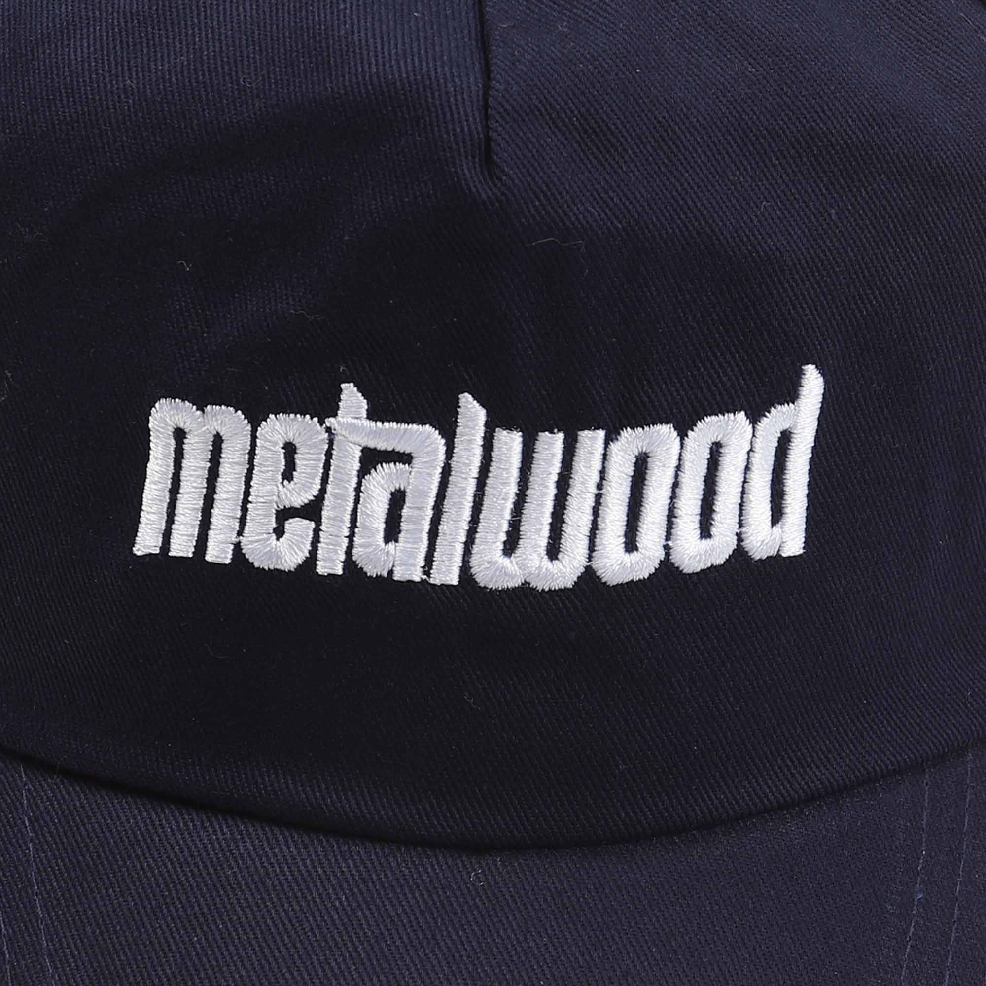 Metal Logo 5-Panel Hat - Navy product photo