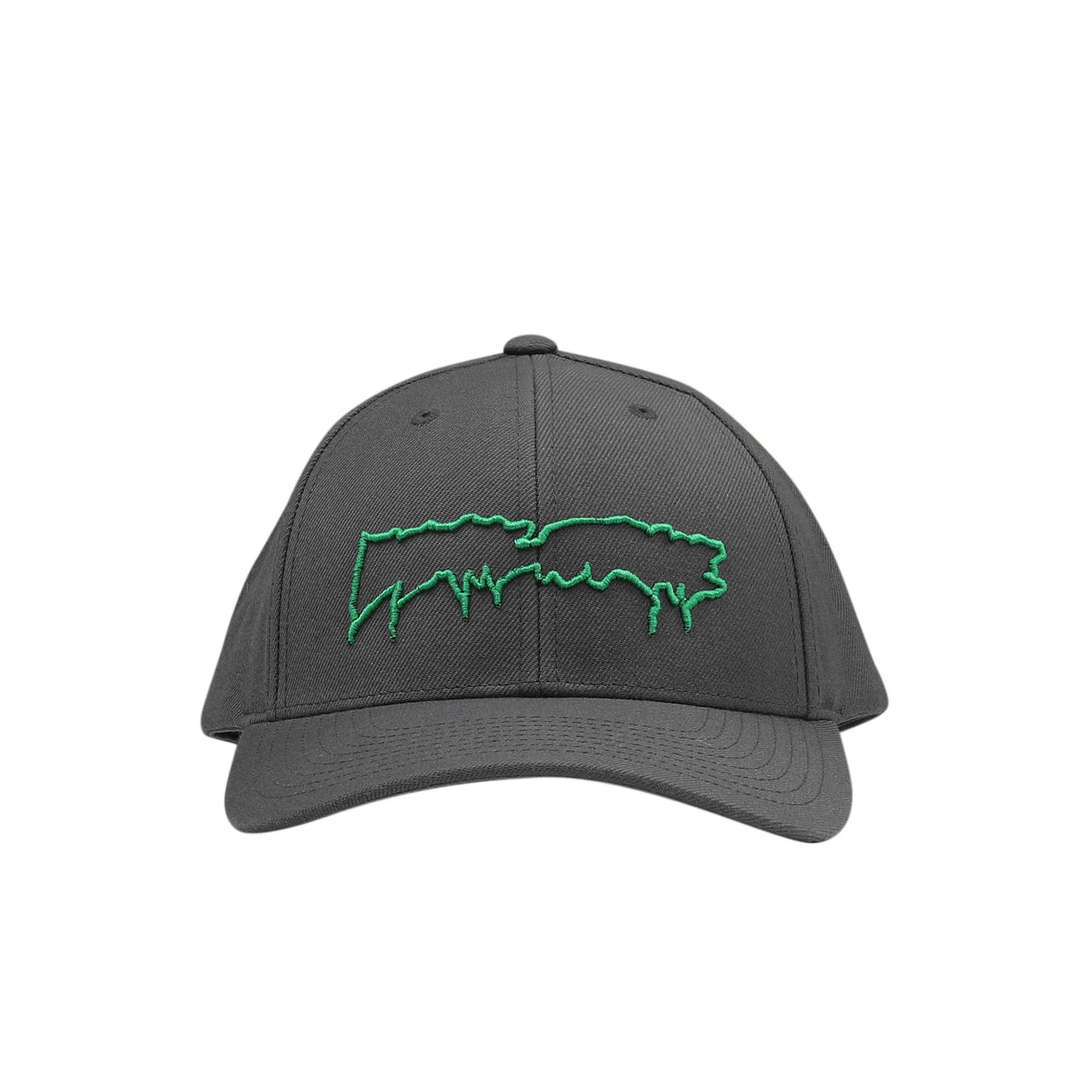 Drip Logo Snapback - Charcoal product photo
