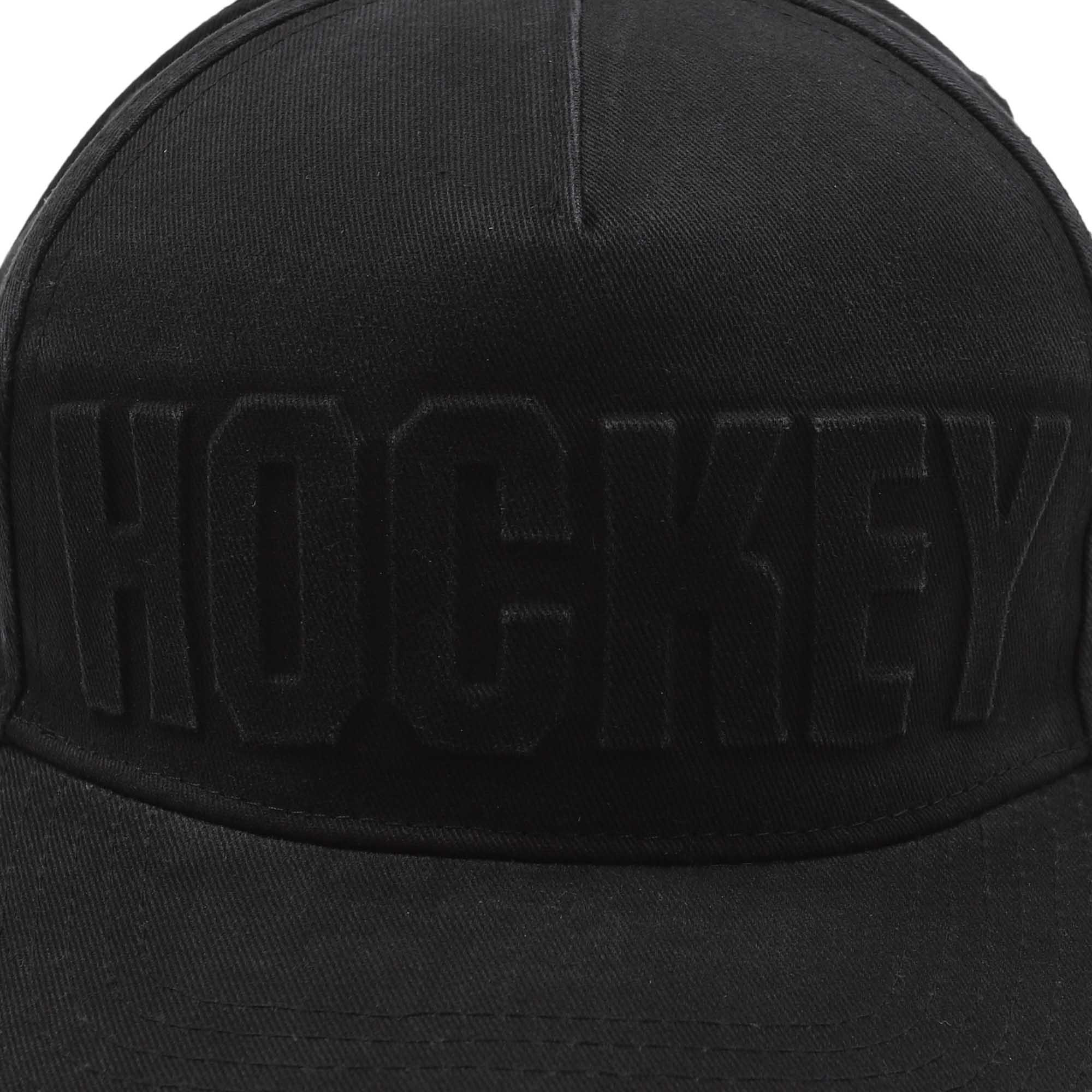 Hockey Embossed Hat - Black Denim product photo