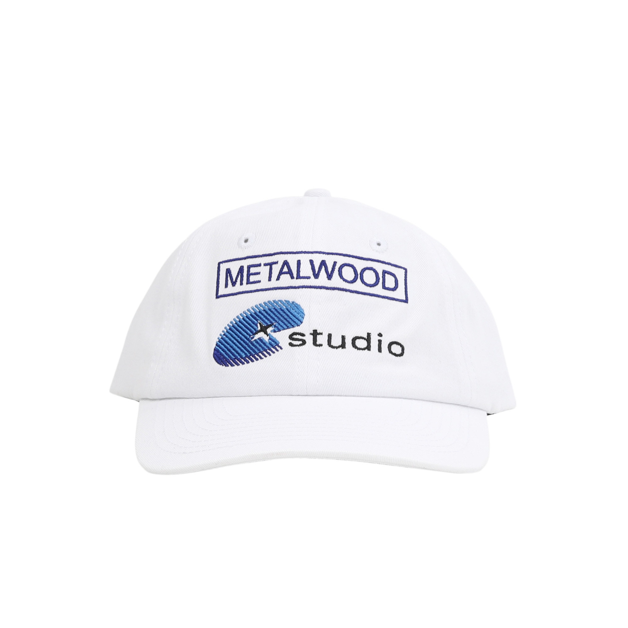 Network 6-Panel Strapback Hat - White product photo