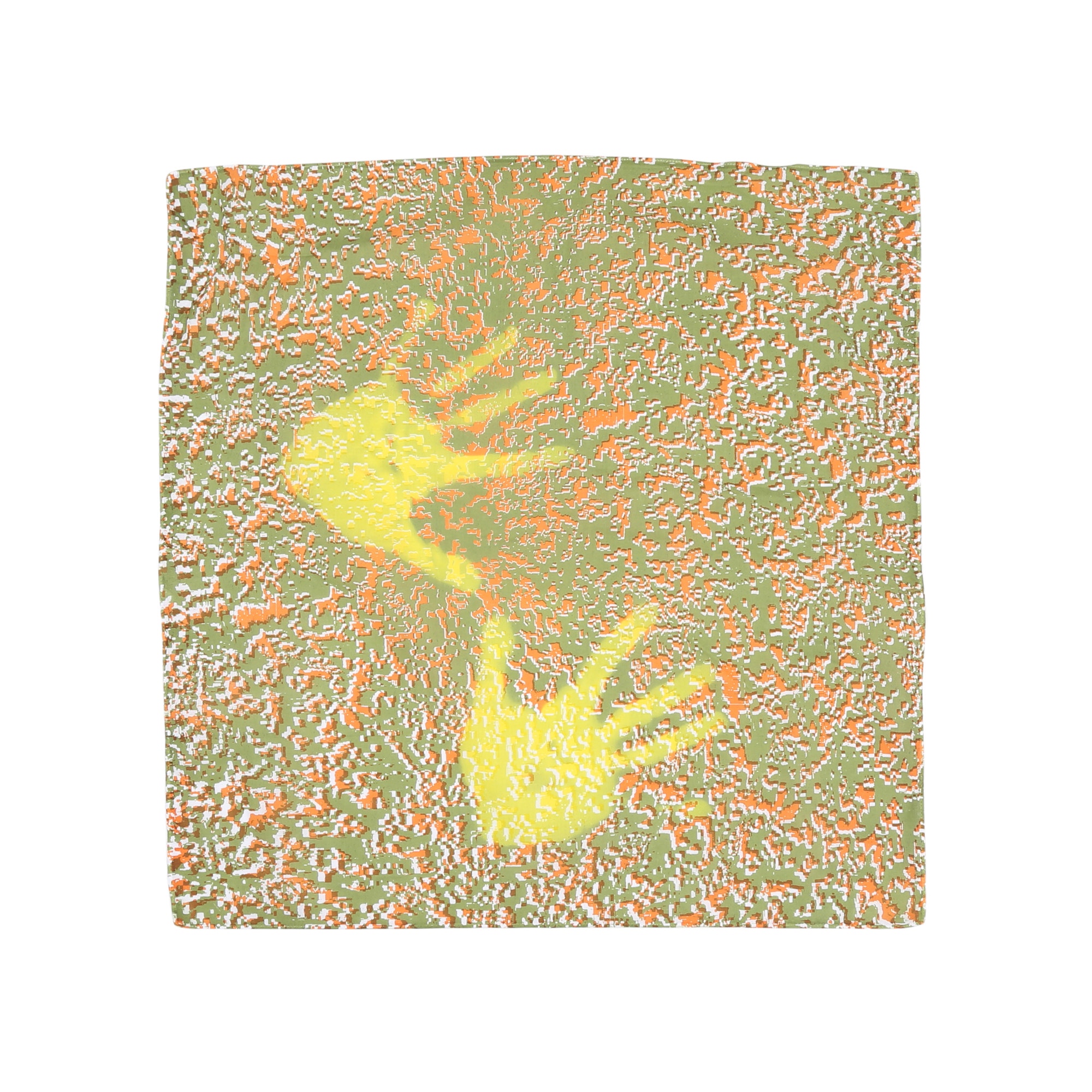 Heat Reflective Bandana - Green/Orange product photo