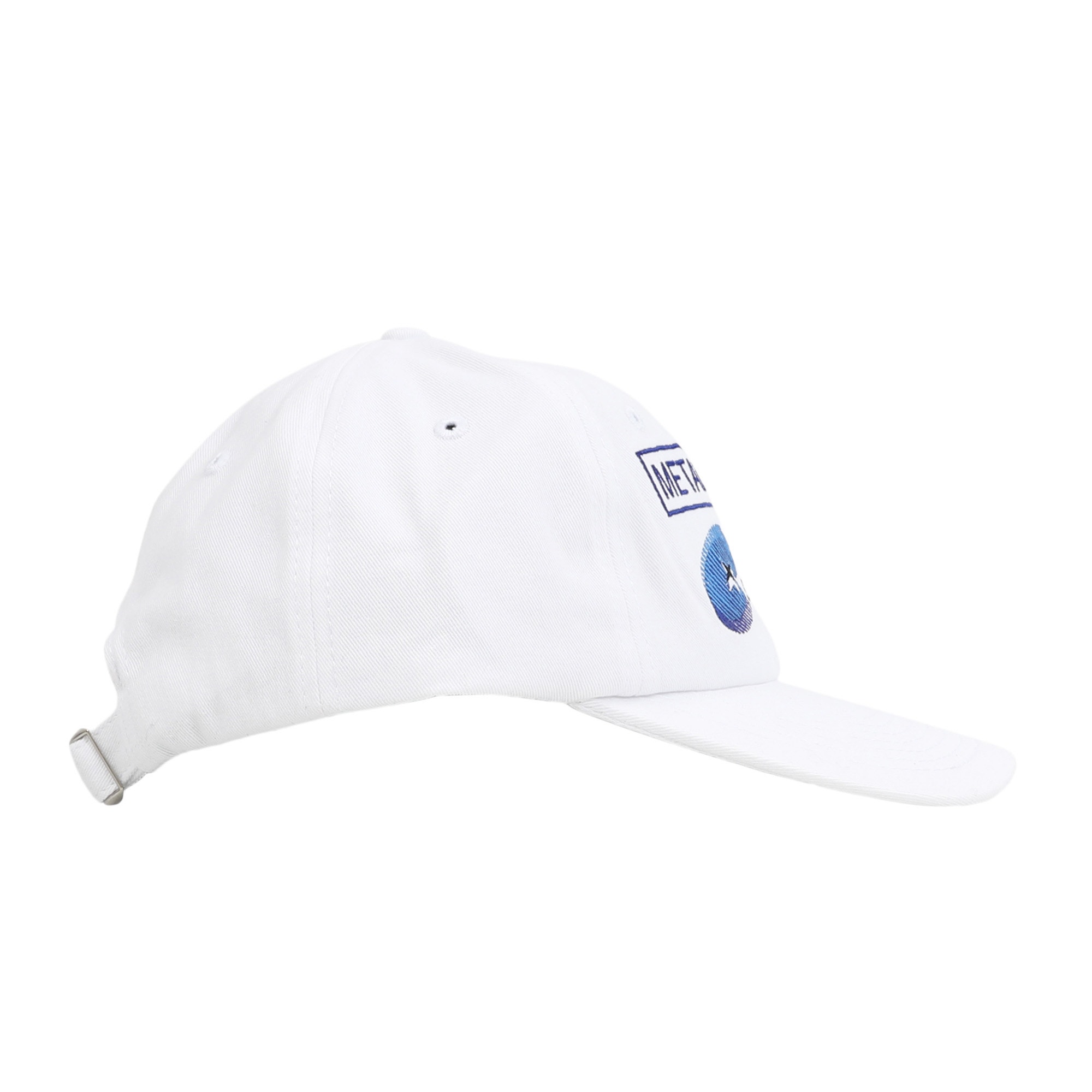 Network 6-Panel Strapback Hat - White product photo