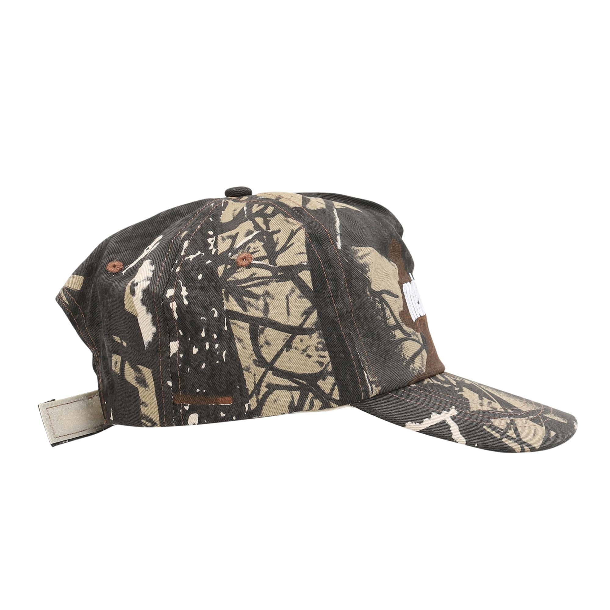 Metal Logo 5-Panel Hat - Real Leaf Camo product photo