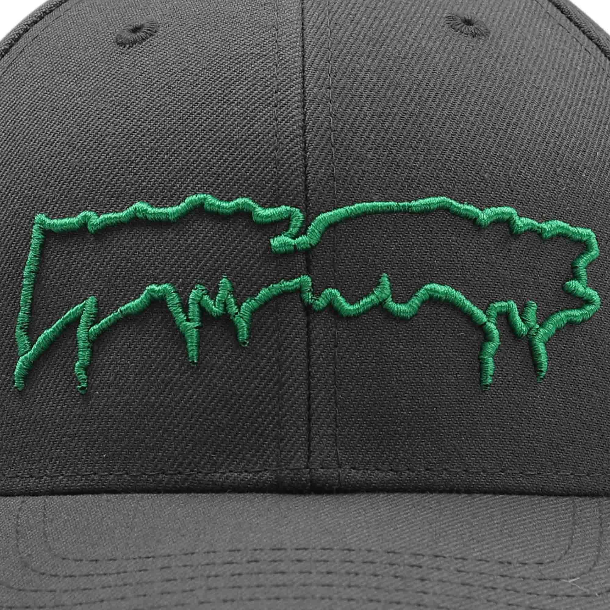 Drip Logo Snapback - Charcoal product photo
