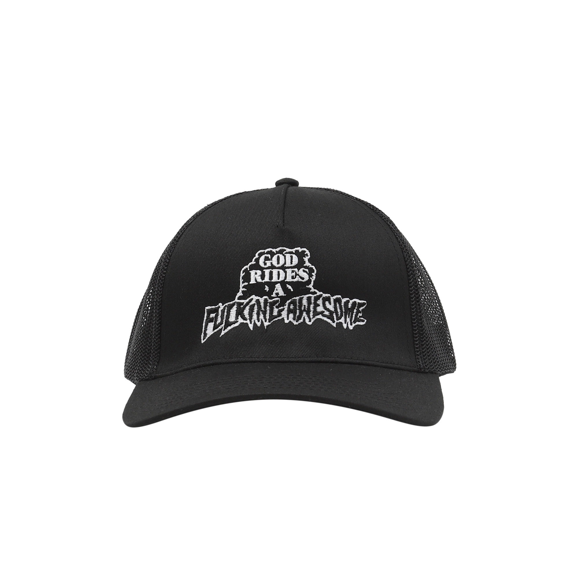 God Rides FA Trucker Hat - Black product photo