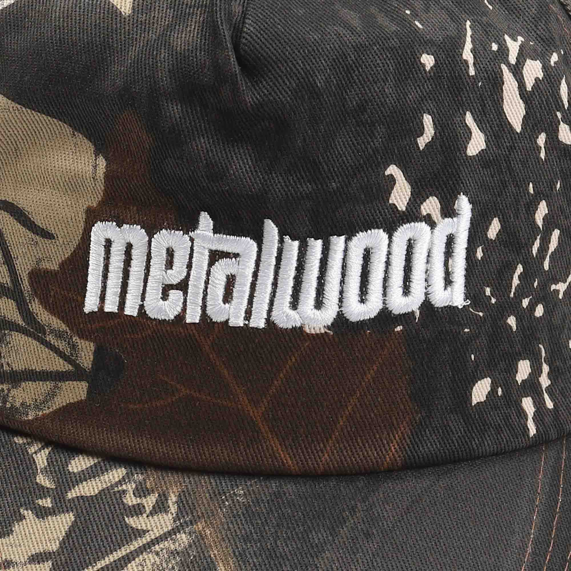Metal Logo 5-Panel Hat - Real Leaf Camo product photo