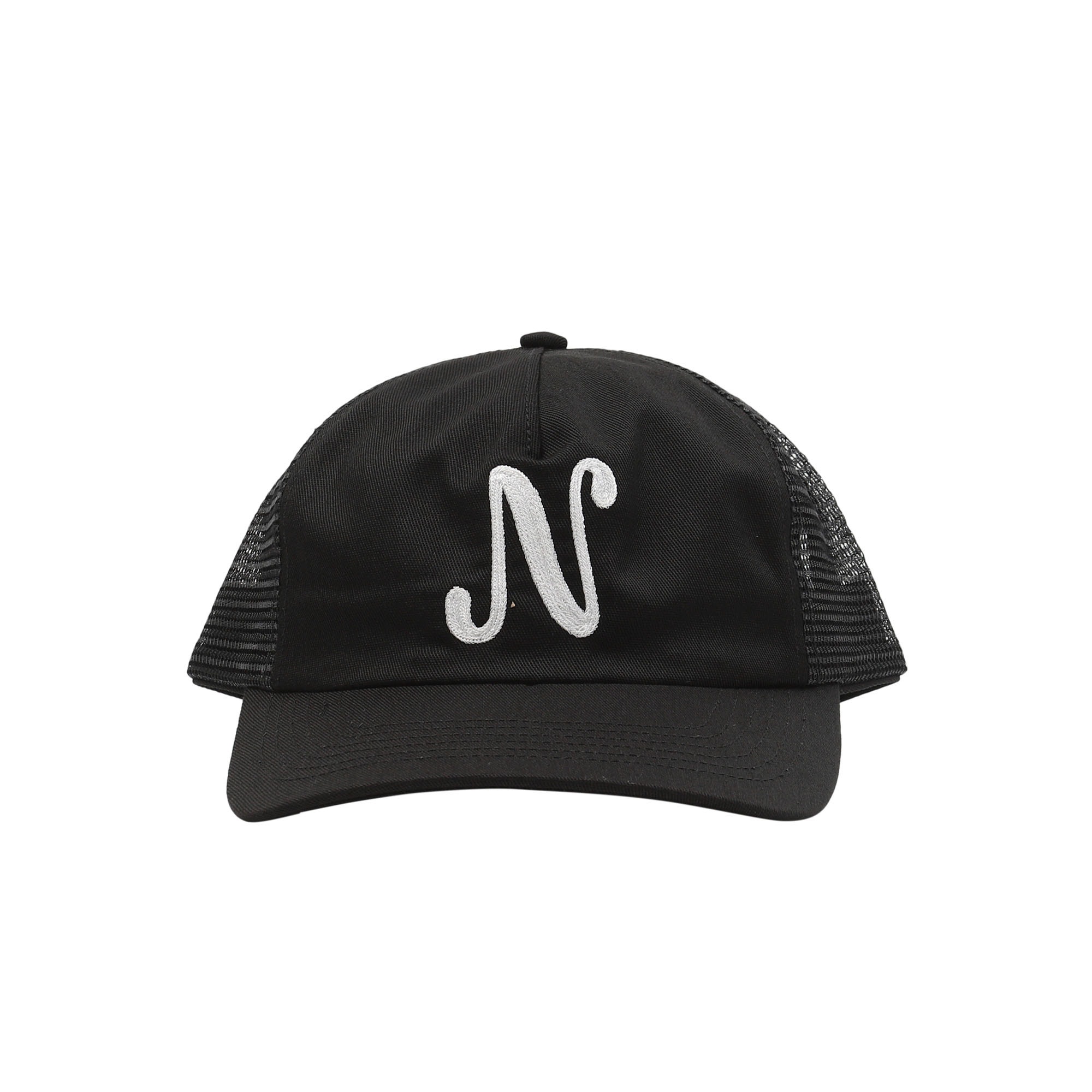 Chainstitch Trucker Hat - Black product photo