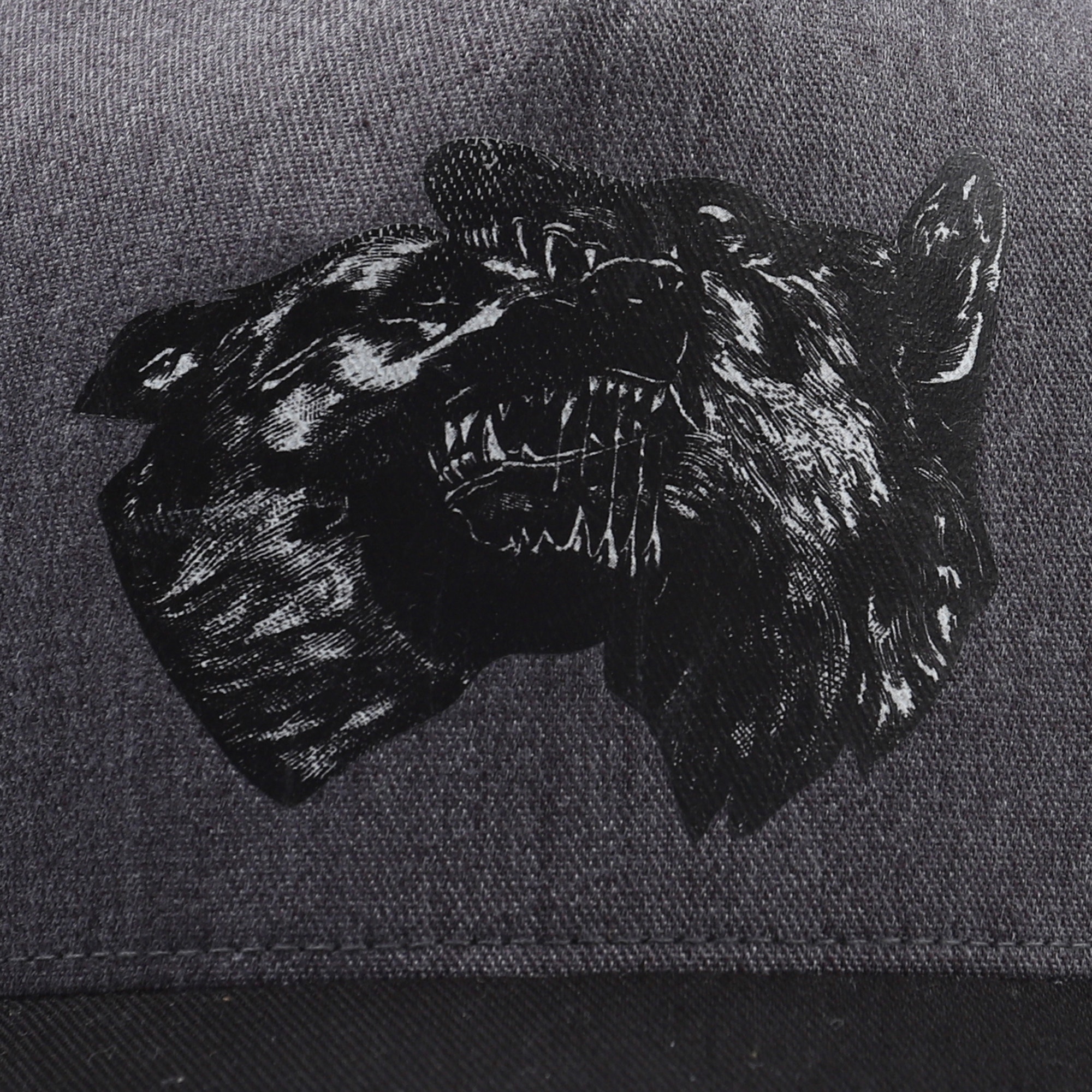 Dogs Snapback- Grey/ Black product photo
