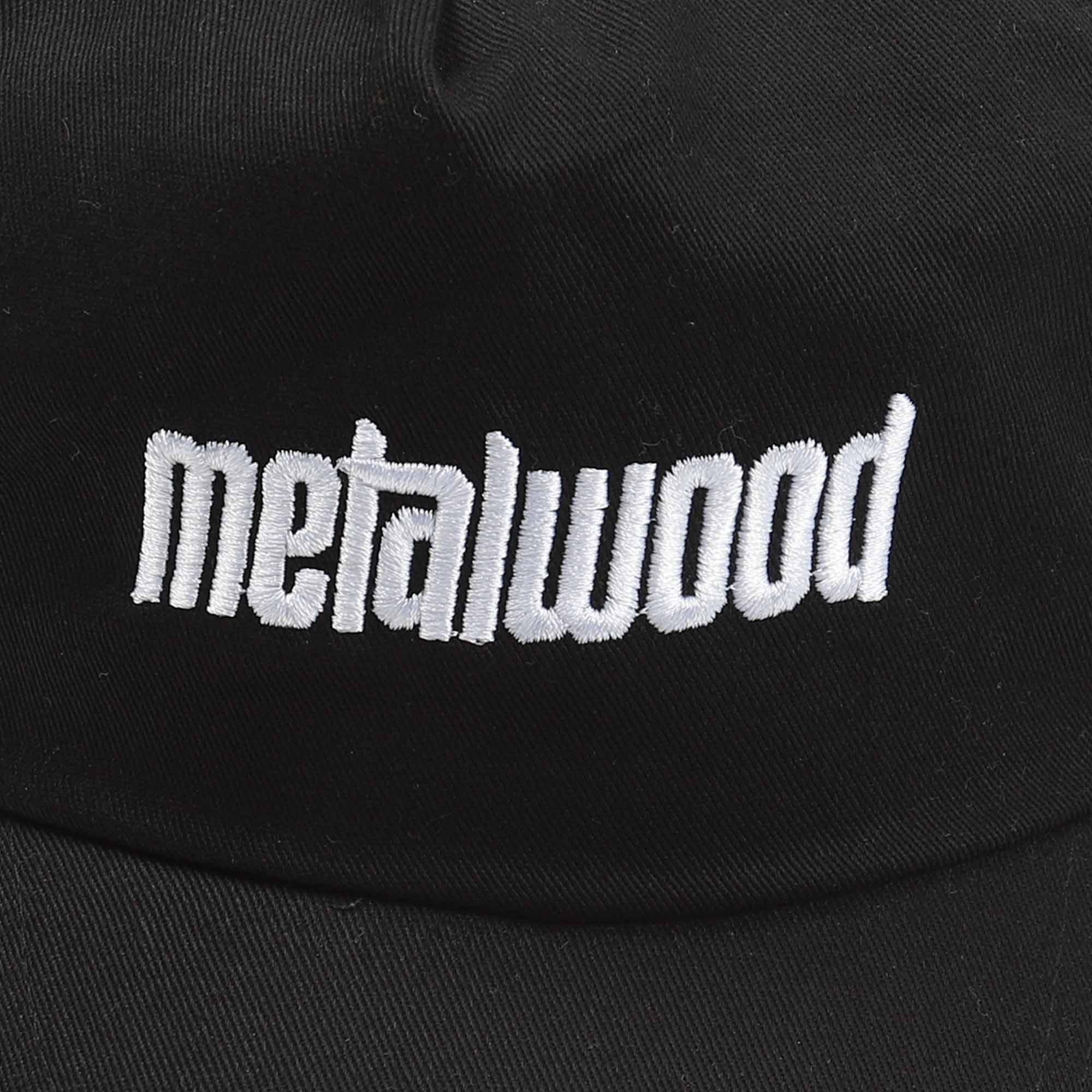 Metal Logo 5-Panel Hat - Black product photo