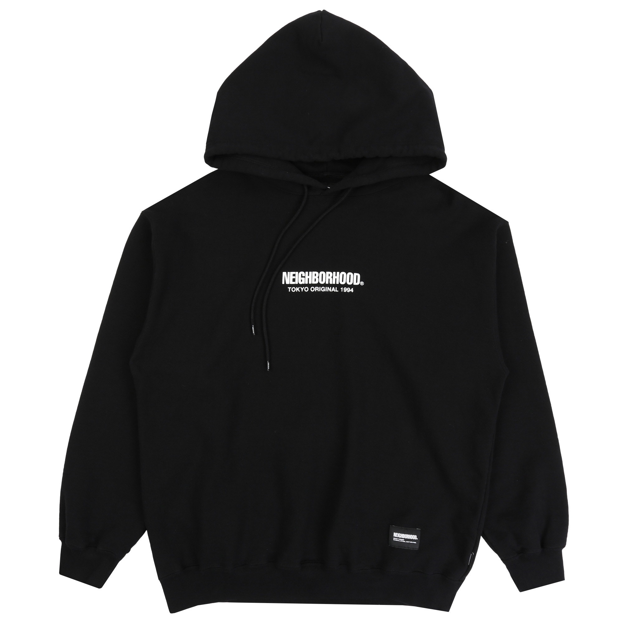 Solid LS Sweat Hoodie - Black product photo