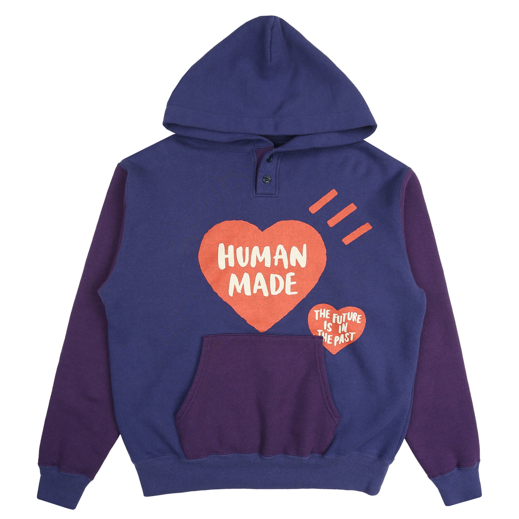 Colorblock Hoodie - Navy product photo