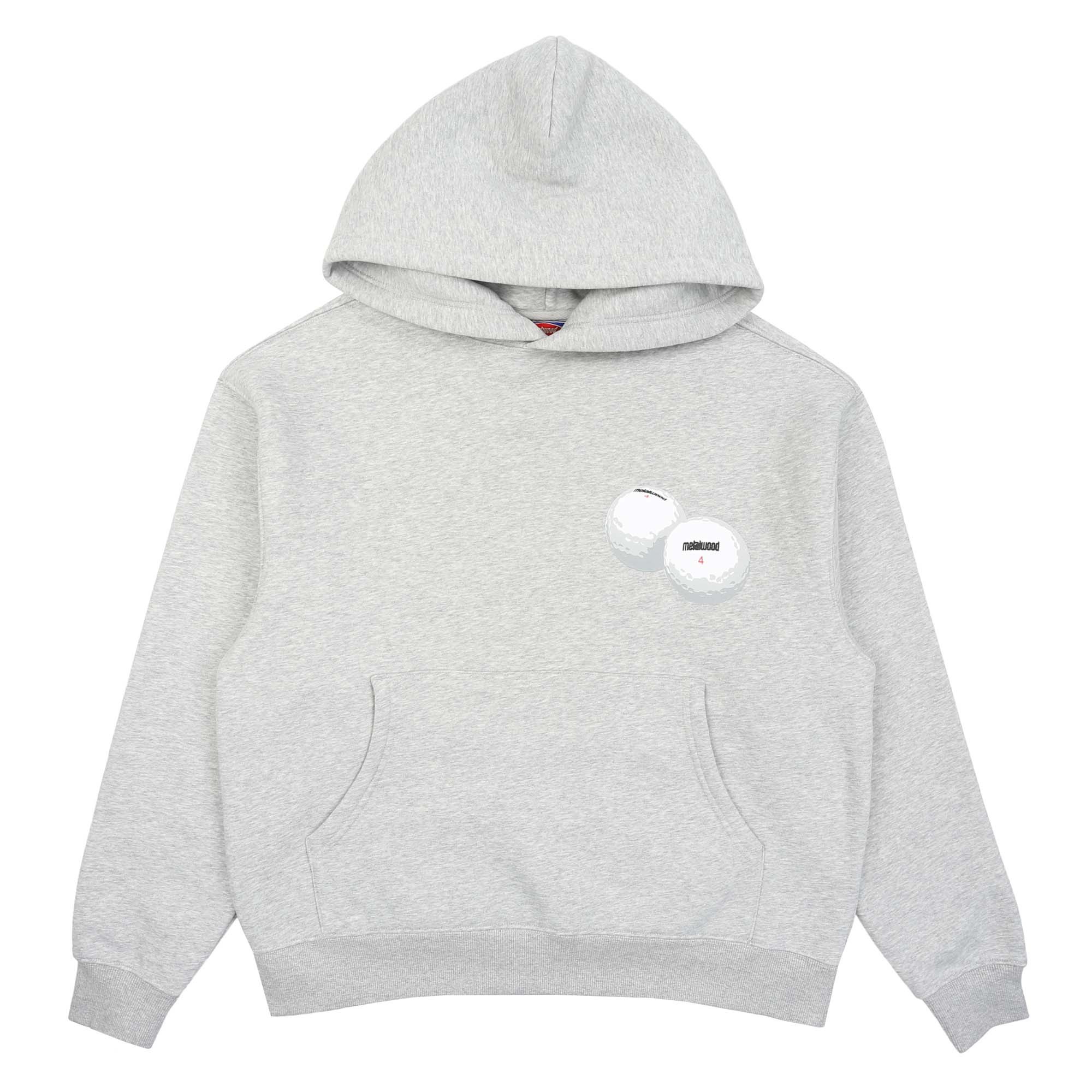 Grab Your Balls Hooded Sweat - Heather Grey product photo