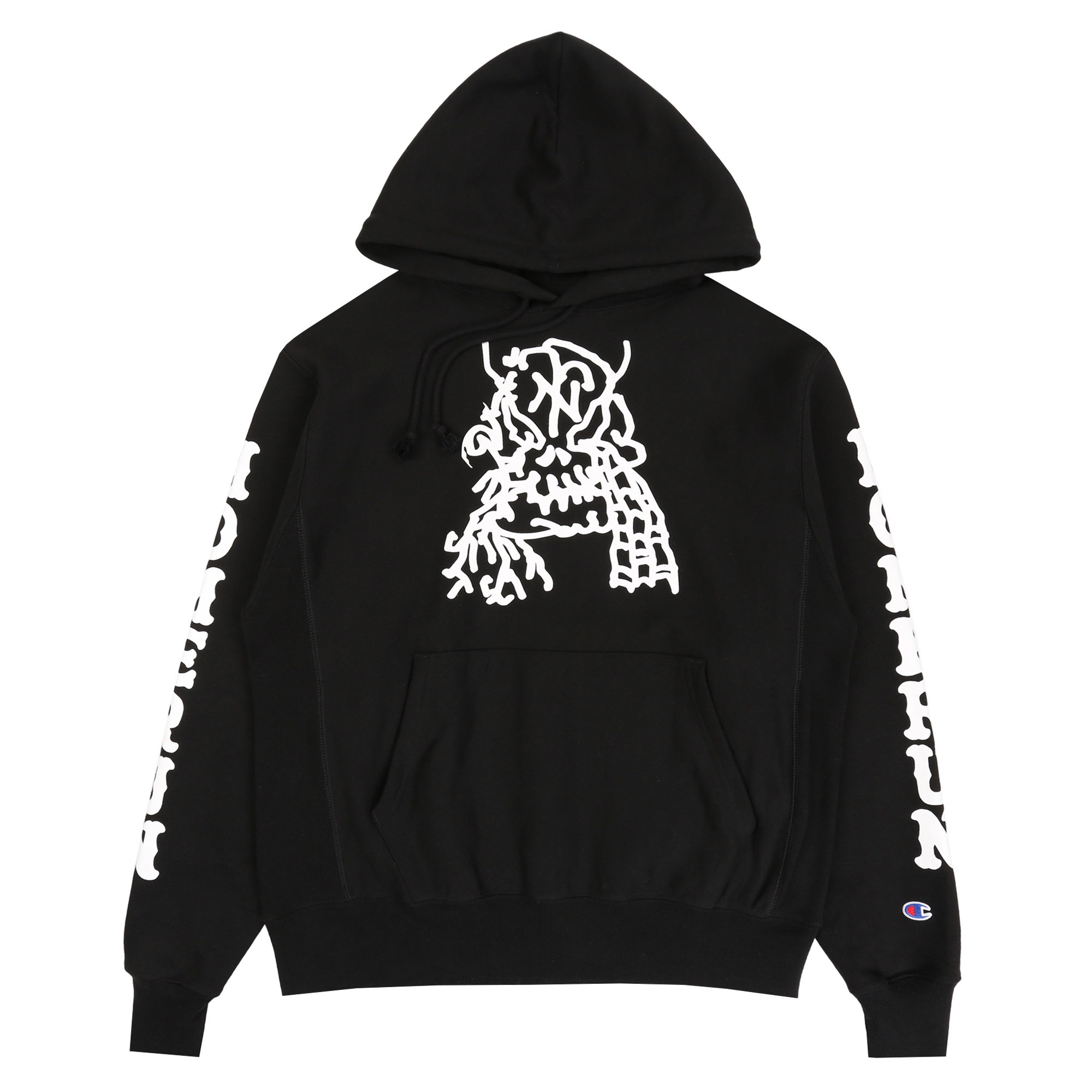 Wombat Hoodie - Black/White product photo